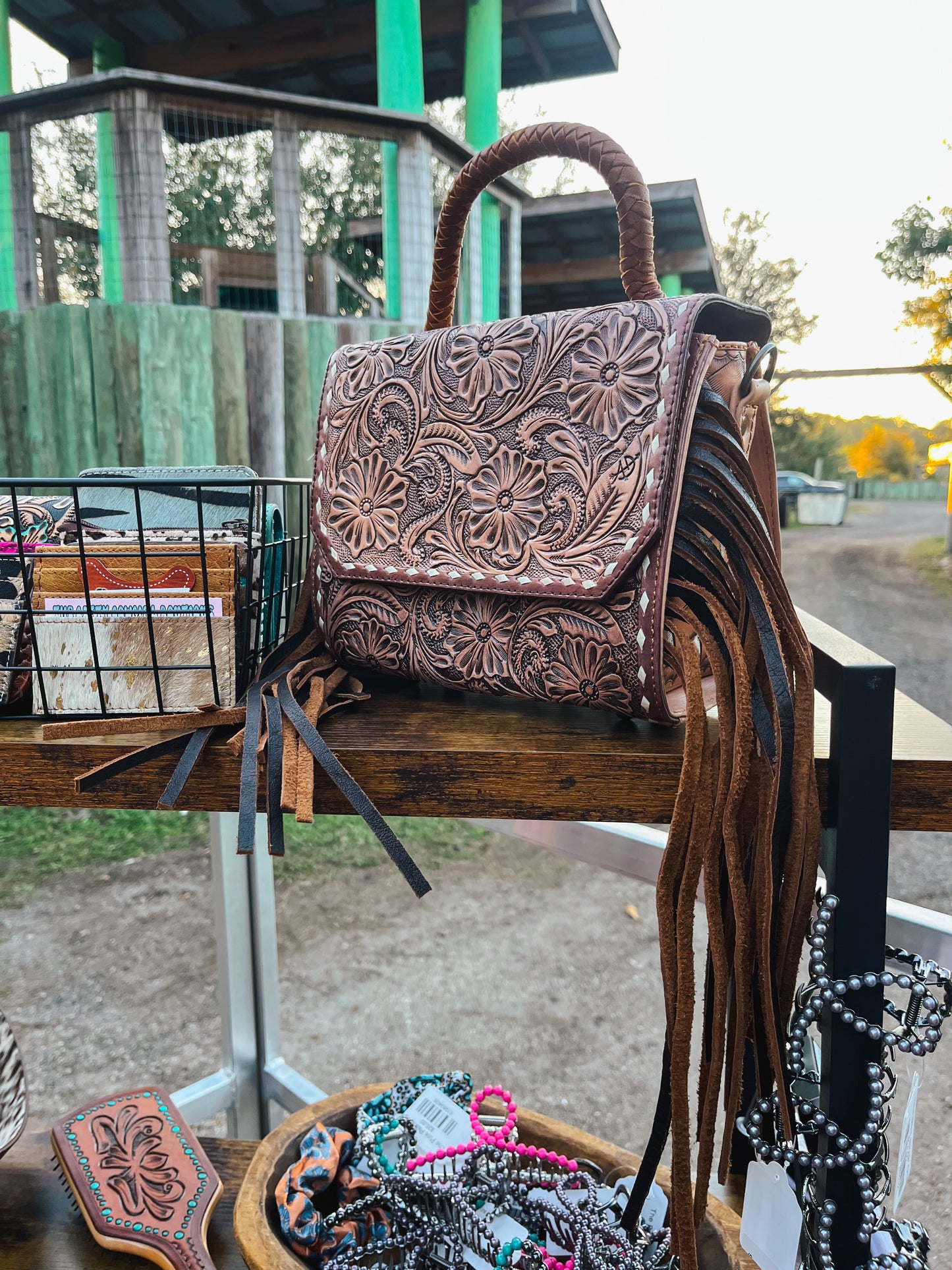 The Buckstitch Fringe Purse