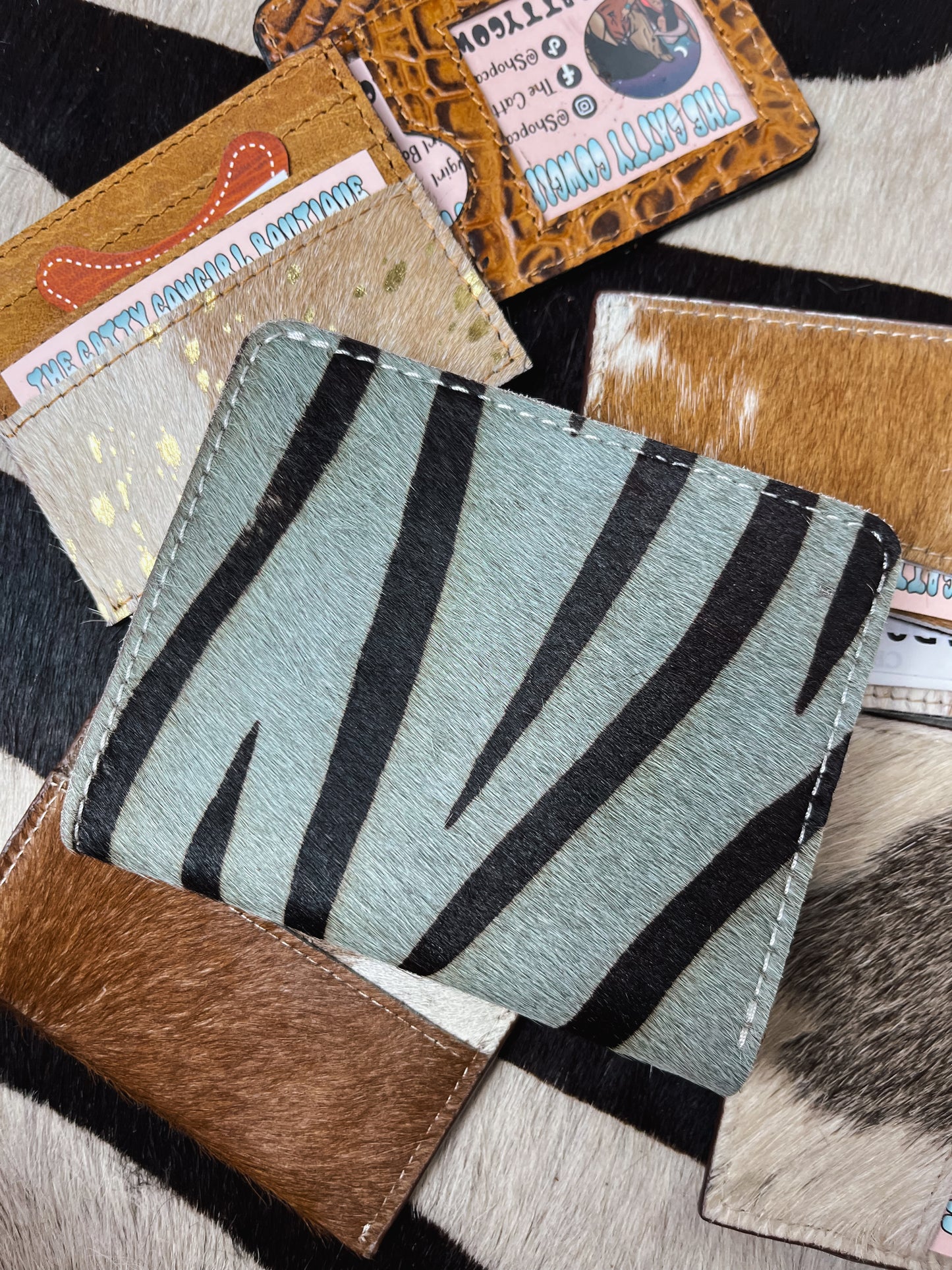 The Mini Zebra Bifold Wallet