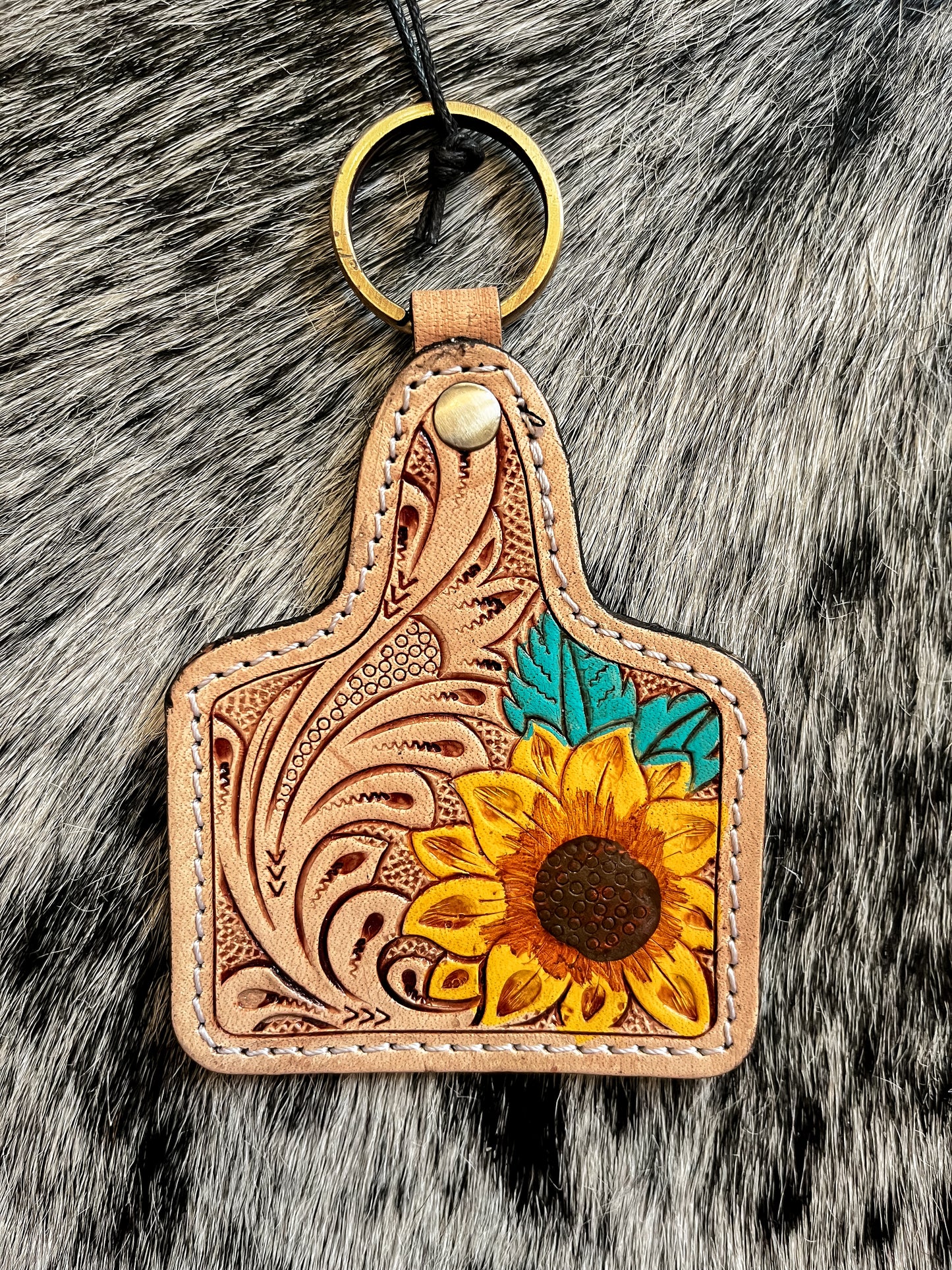 The Tooled Leather Keychains