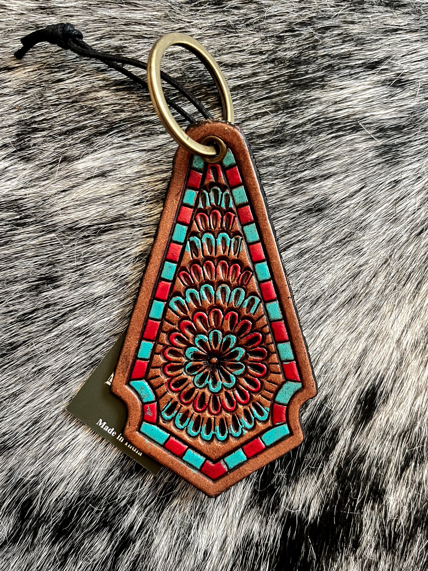 The Tooled Leather Keychains
