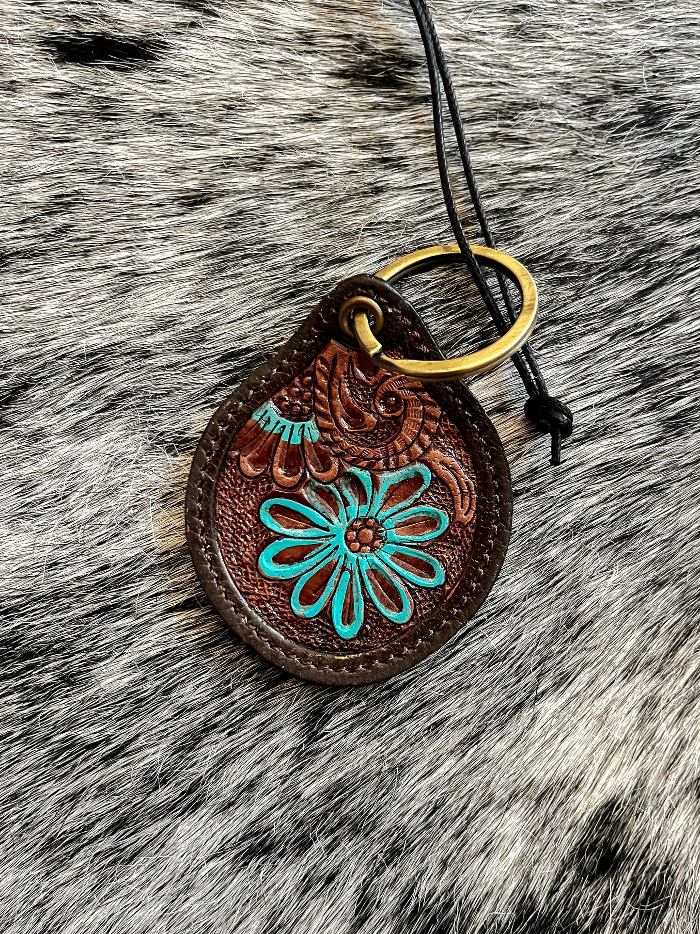 The Tooled Leather Keychains