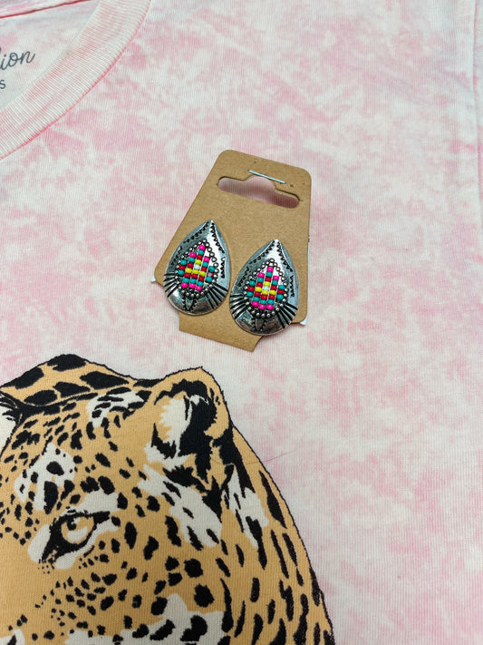 Beaded Teardrop Earrings