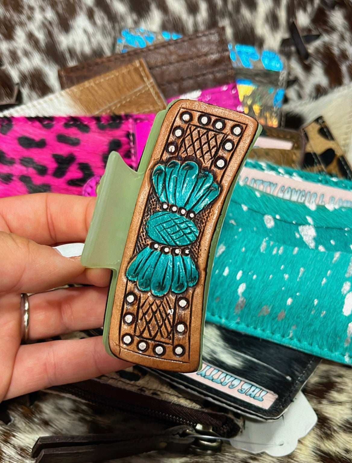 The Leather Lover Claw Clips (multiple options)