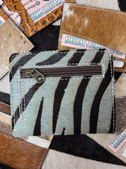 The Mini Zebra Bifold Wallet