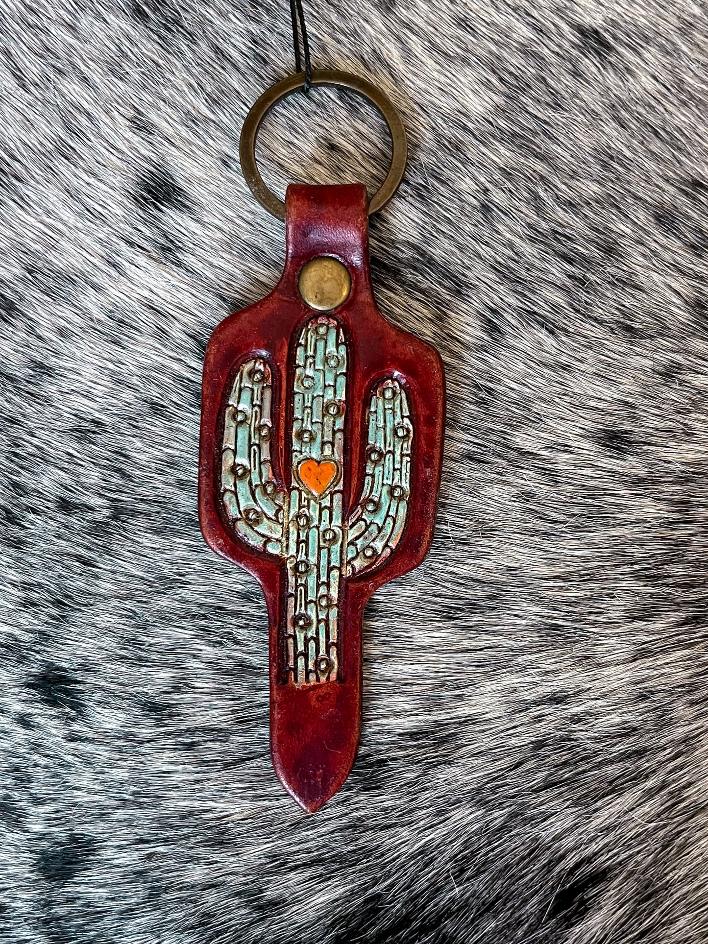 The Tooled Leather Keychains