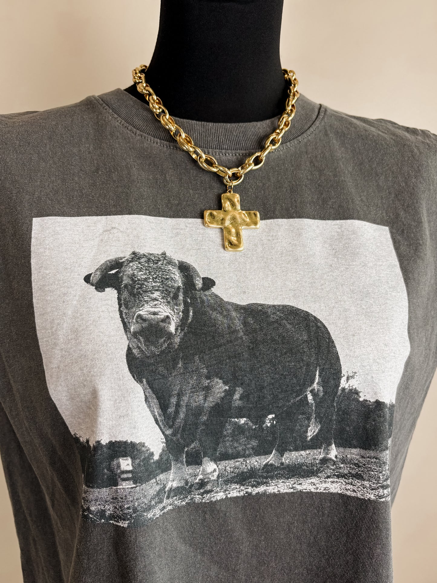 Chunky Cross Necklace