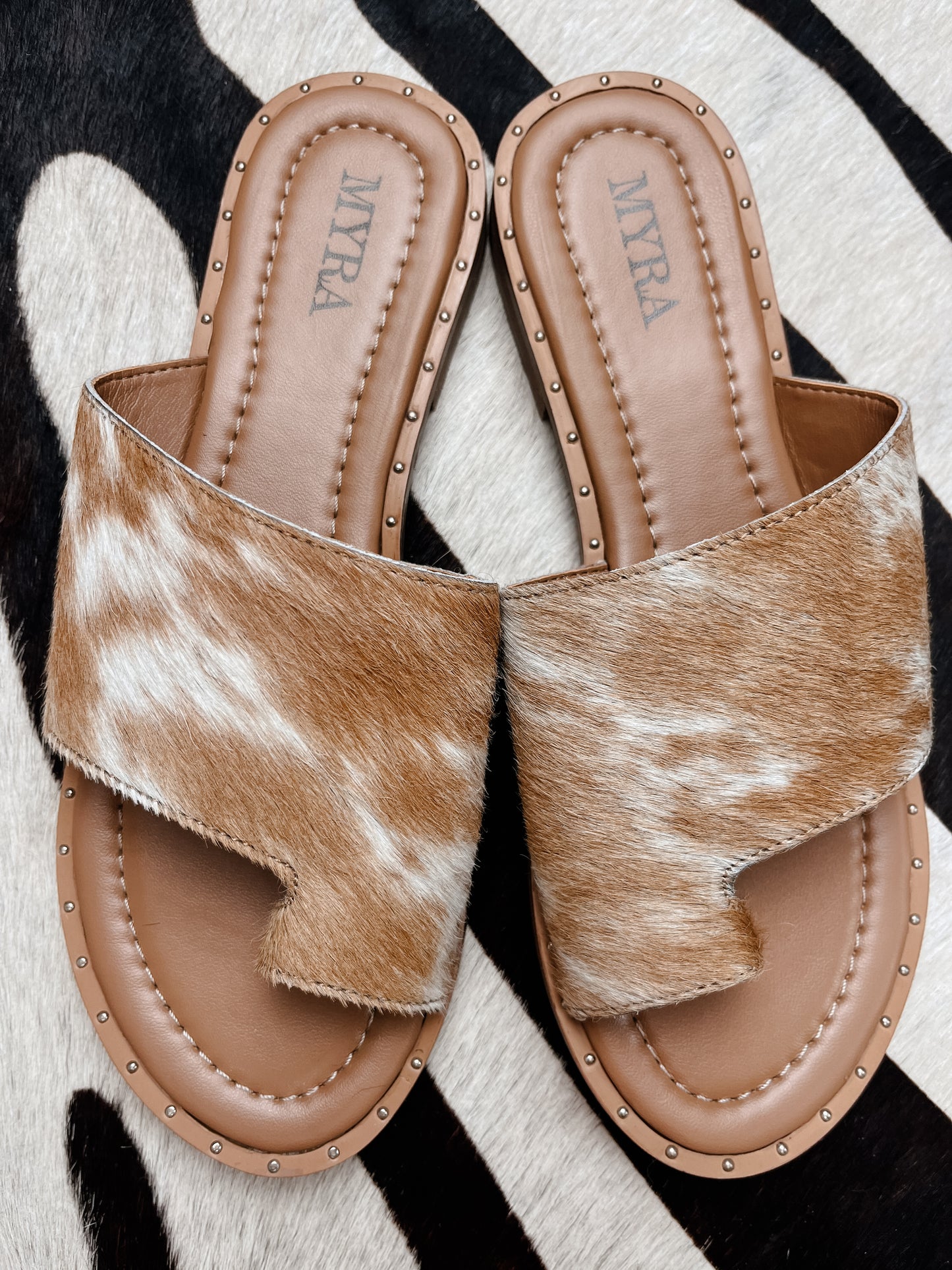 The Blaze Sandals- Brown Hide