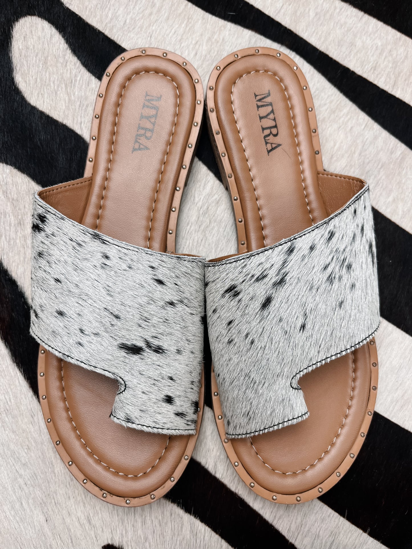 The Blaze Sandals- Black Hide