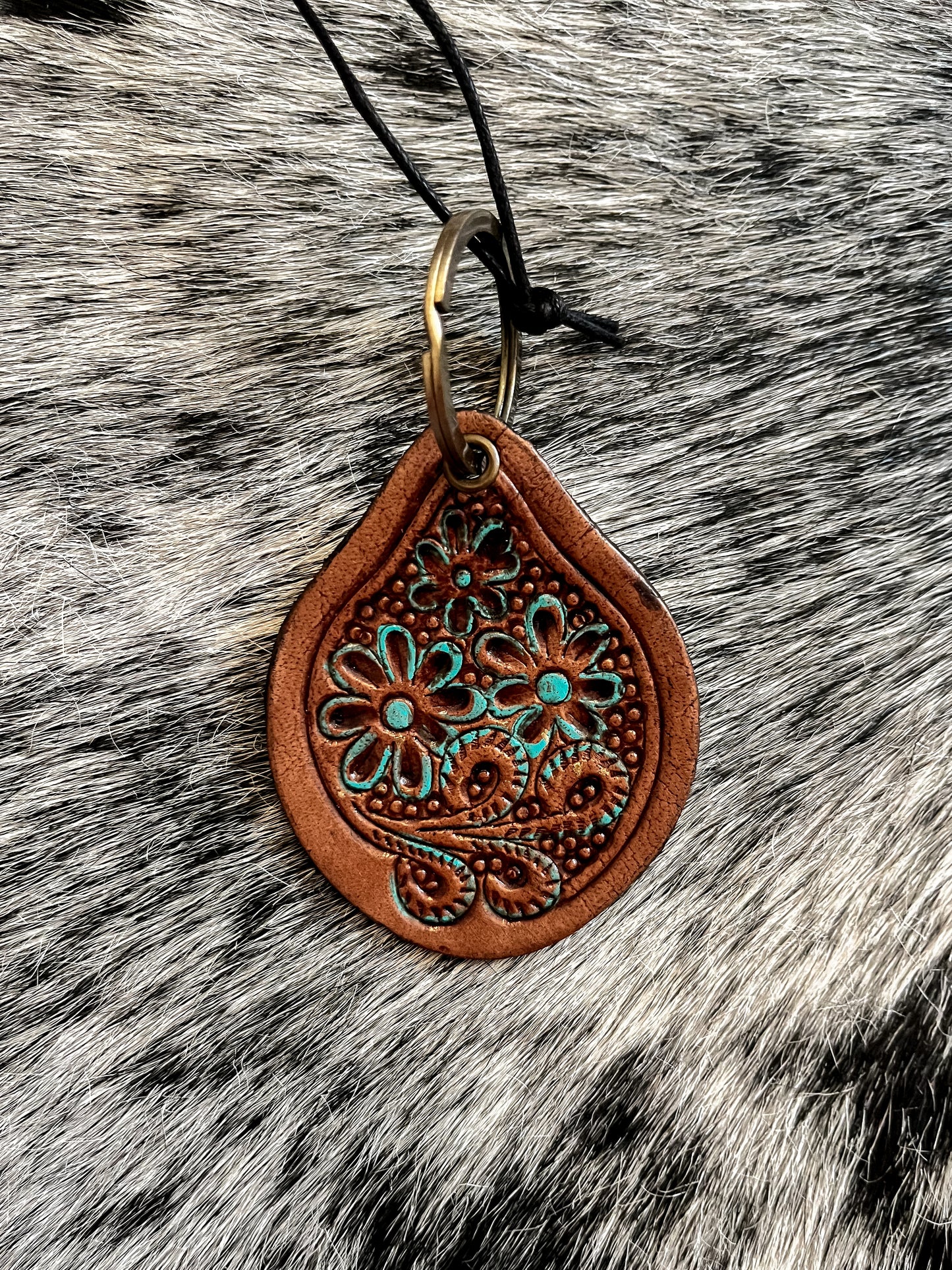 The Tooled Leather Keychains