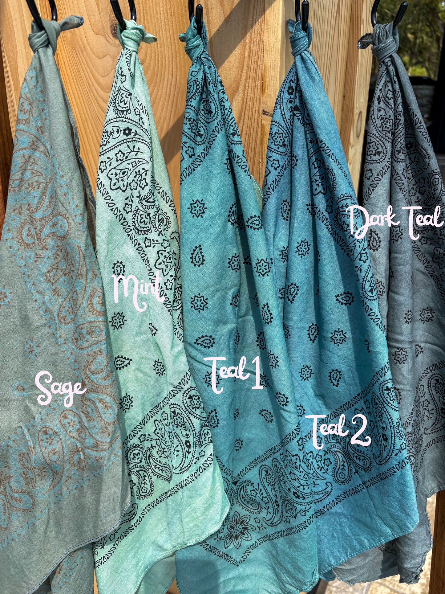 Dyed Bandanas