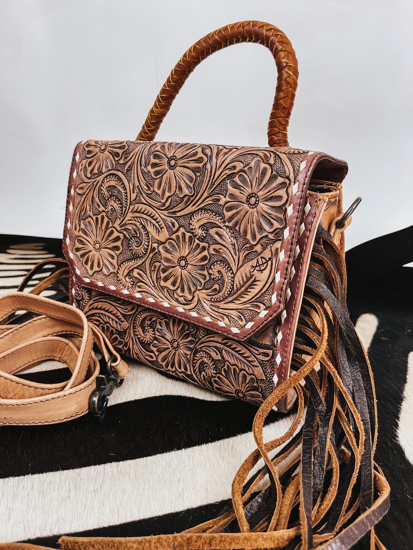 The Buckstitch Fringe Purse