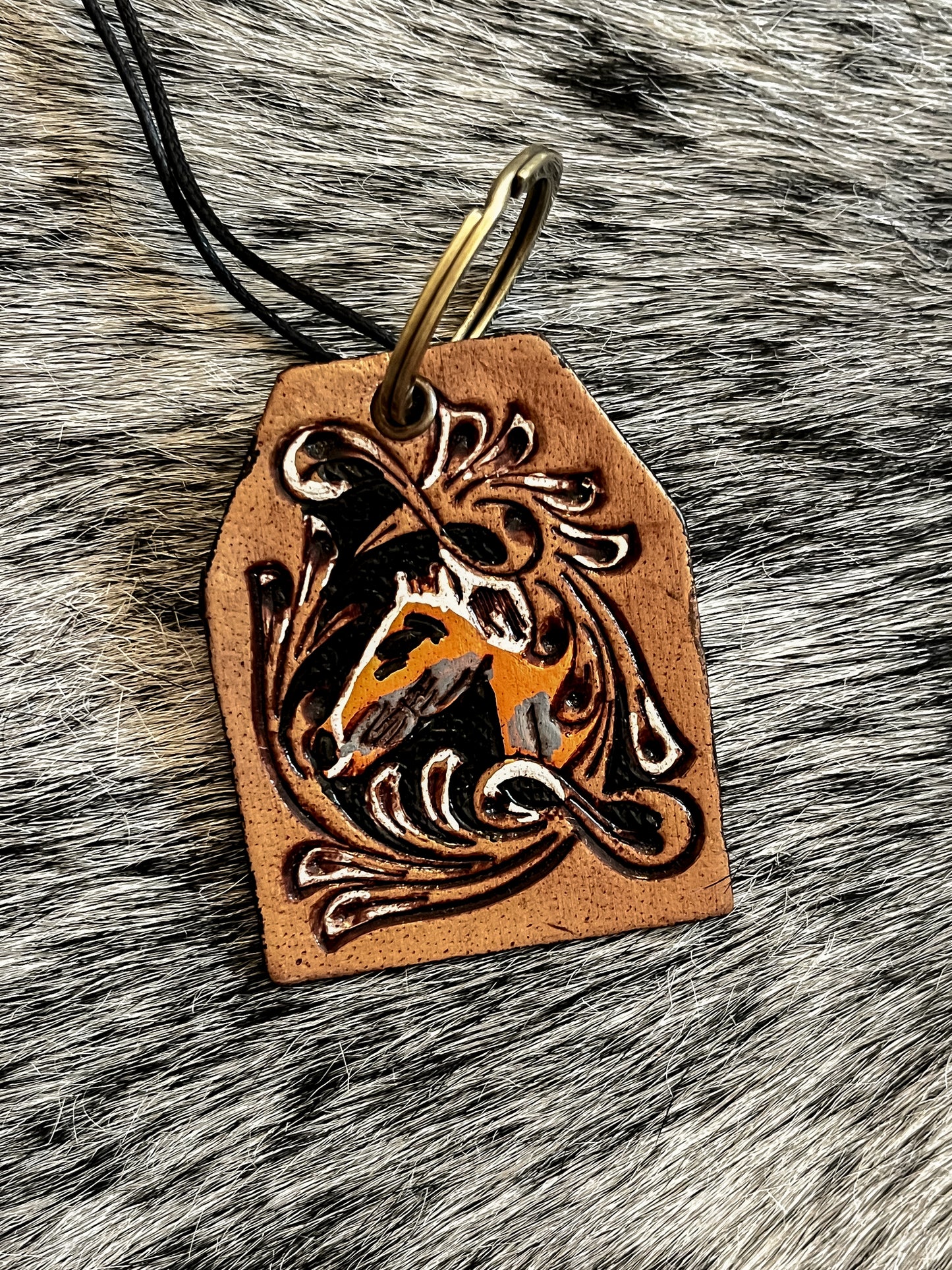 The Tooled Leather Keychains