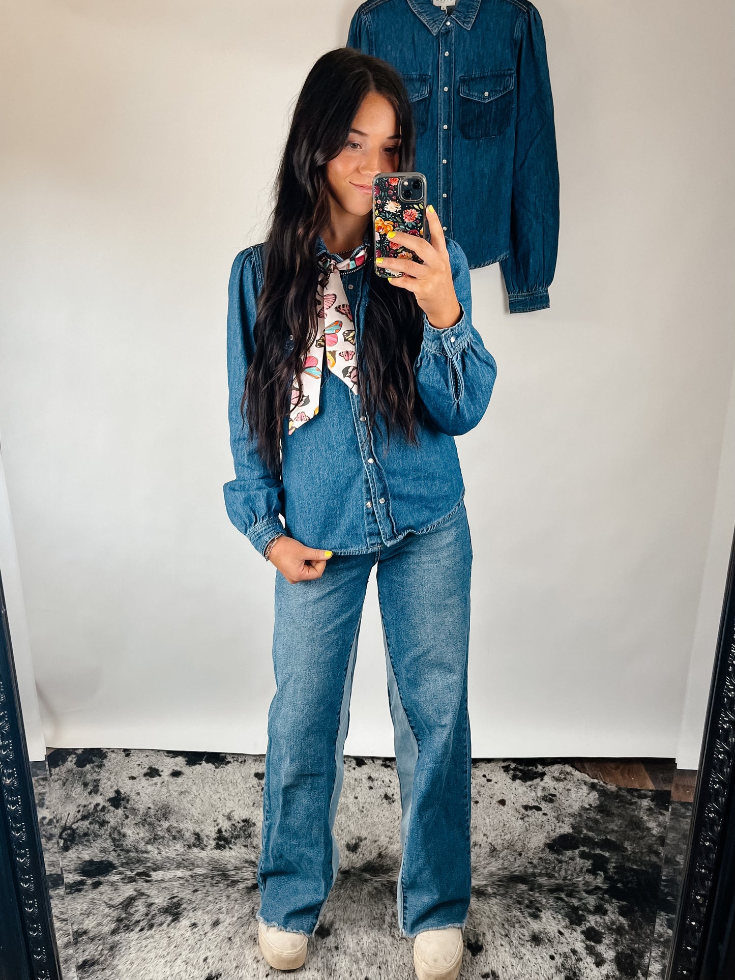 The Morgan Denim Top