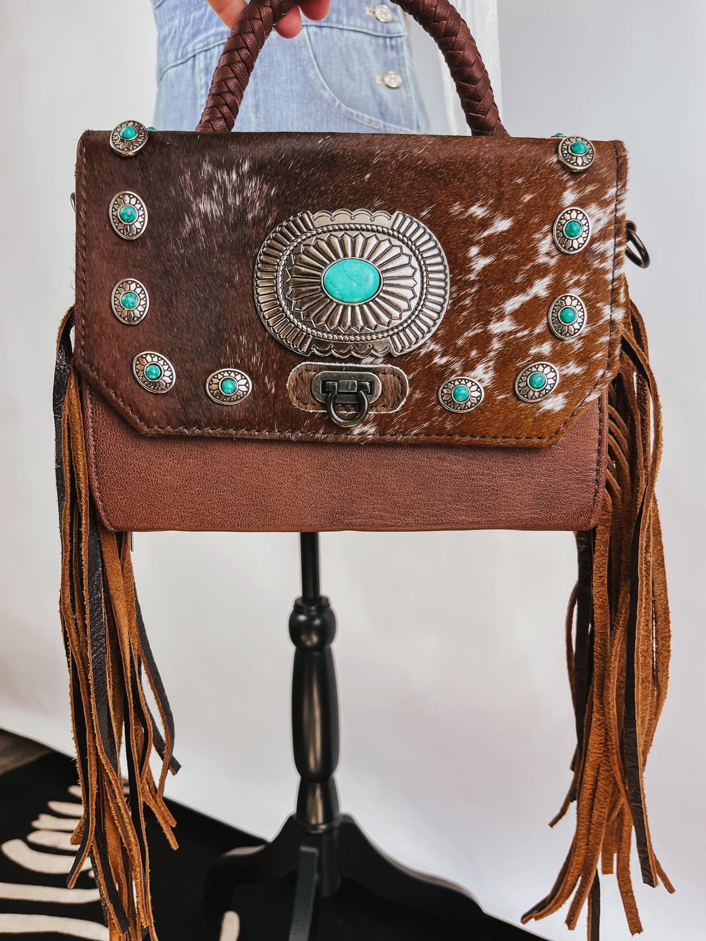 The Turquoise Concho Purse