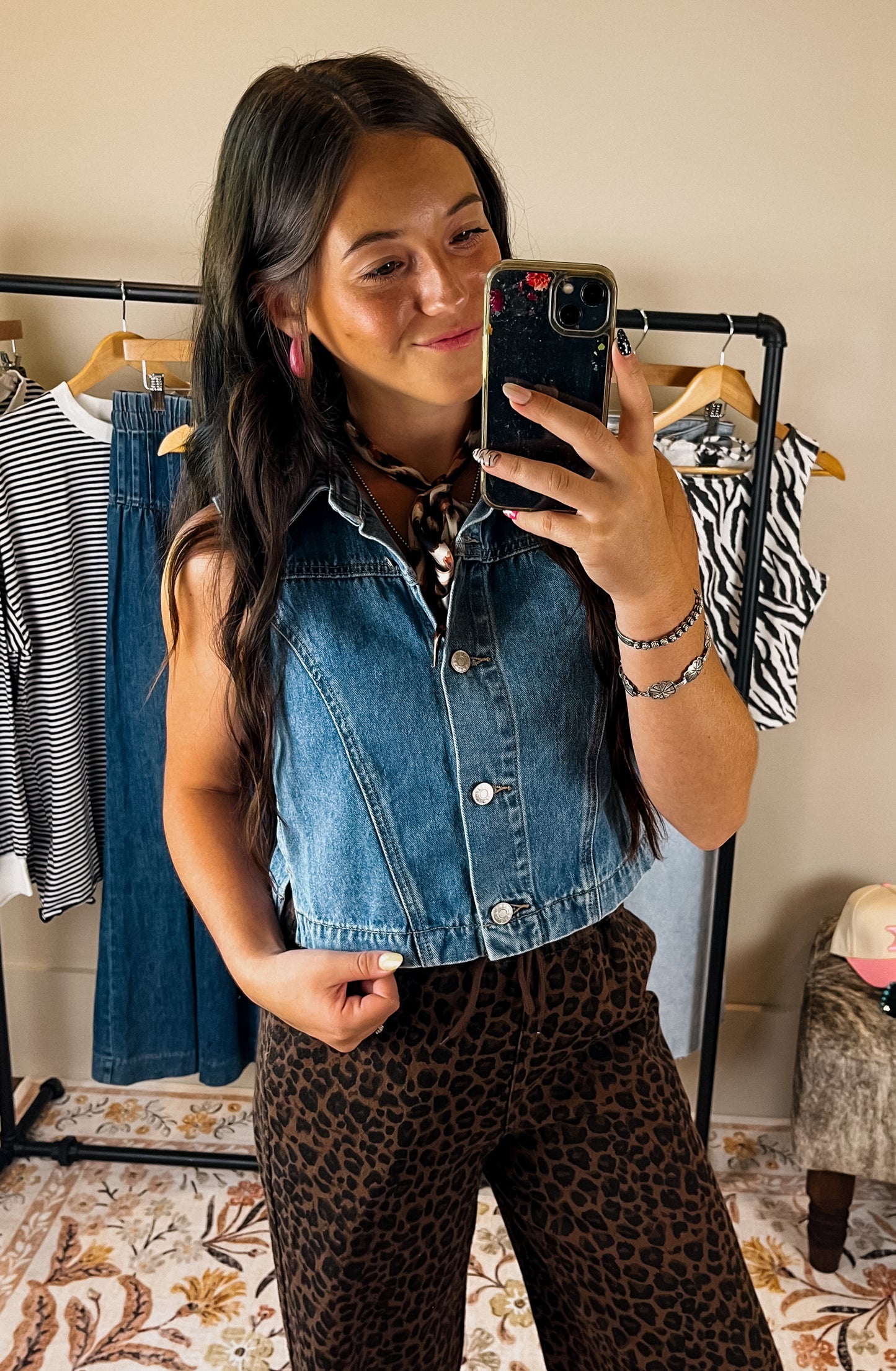 The Rocky Denim Vest