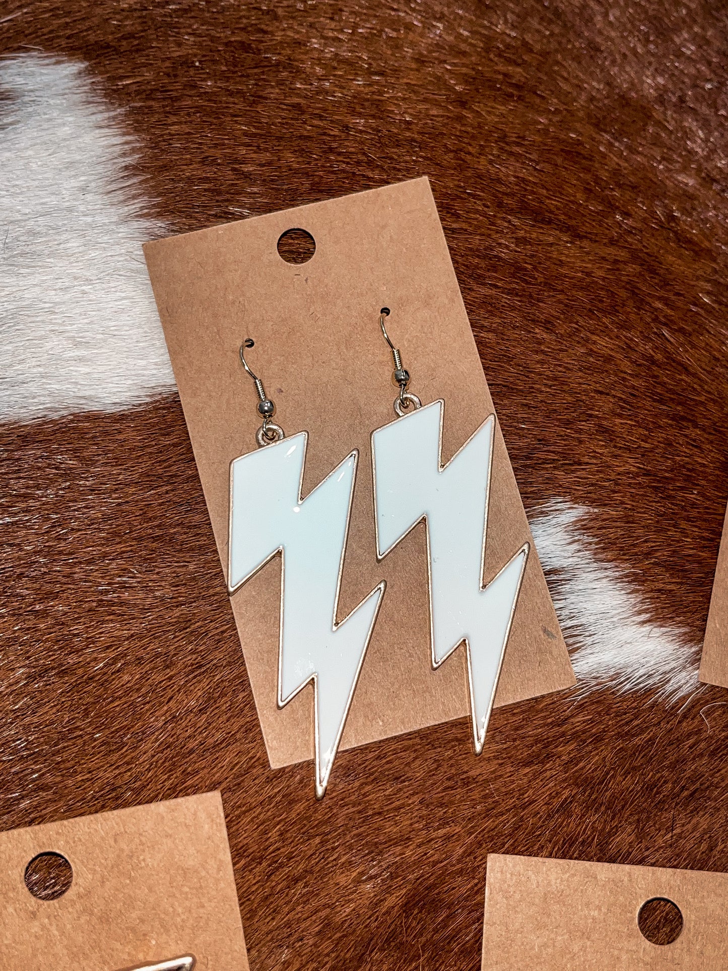 The Bolt Earrings (colored)