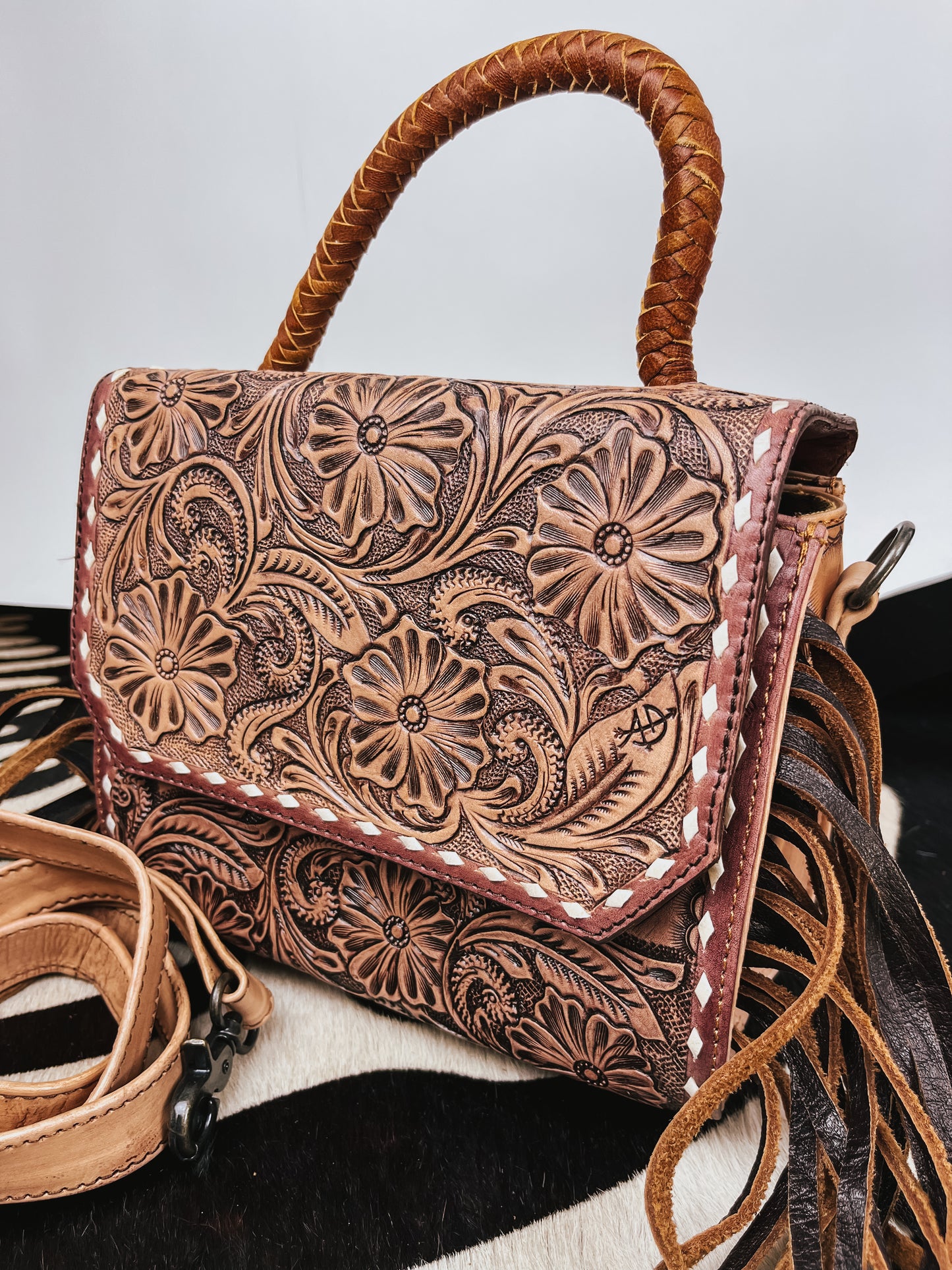 The Buckstitch Fringe Purse