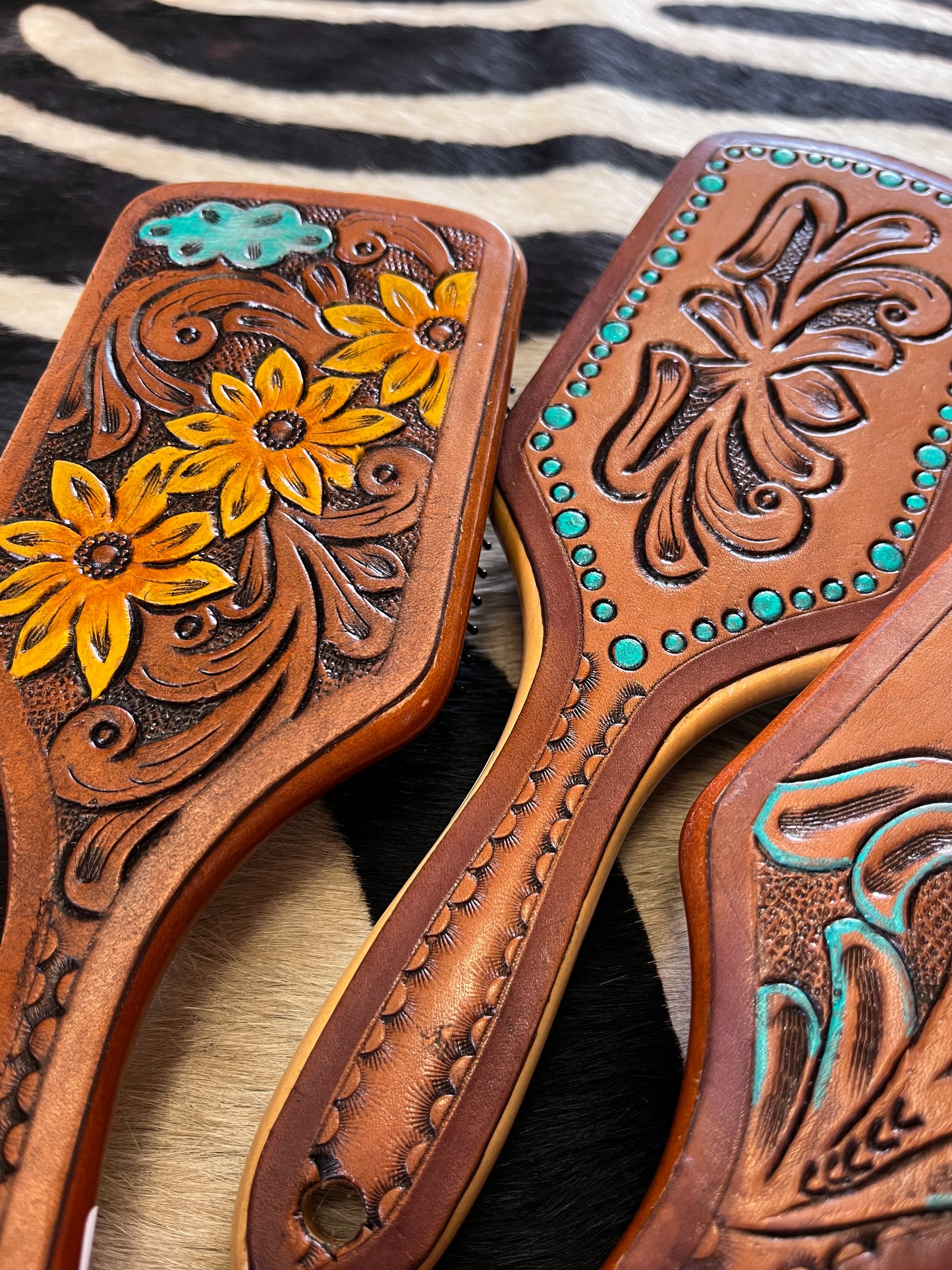 The Tooled Hair Brushes