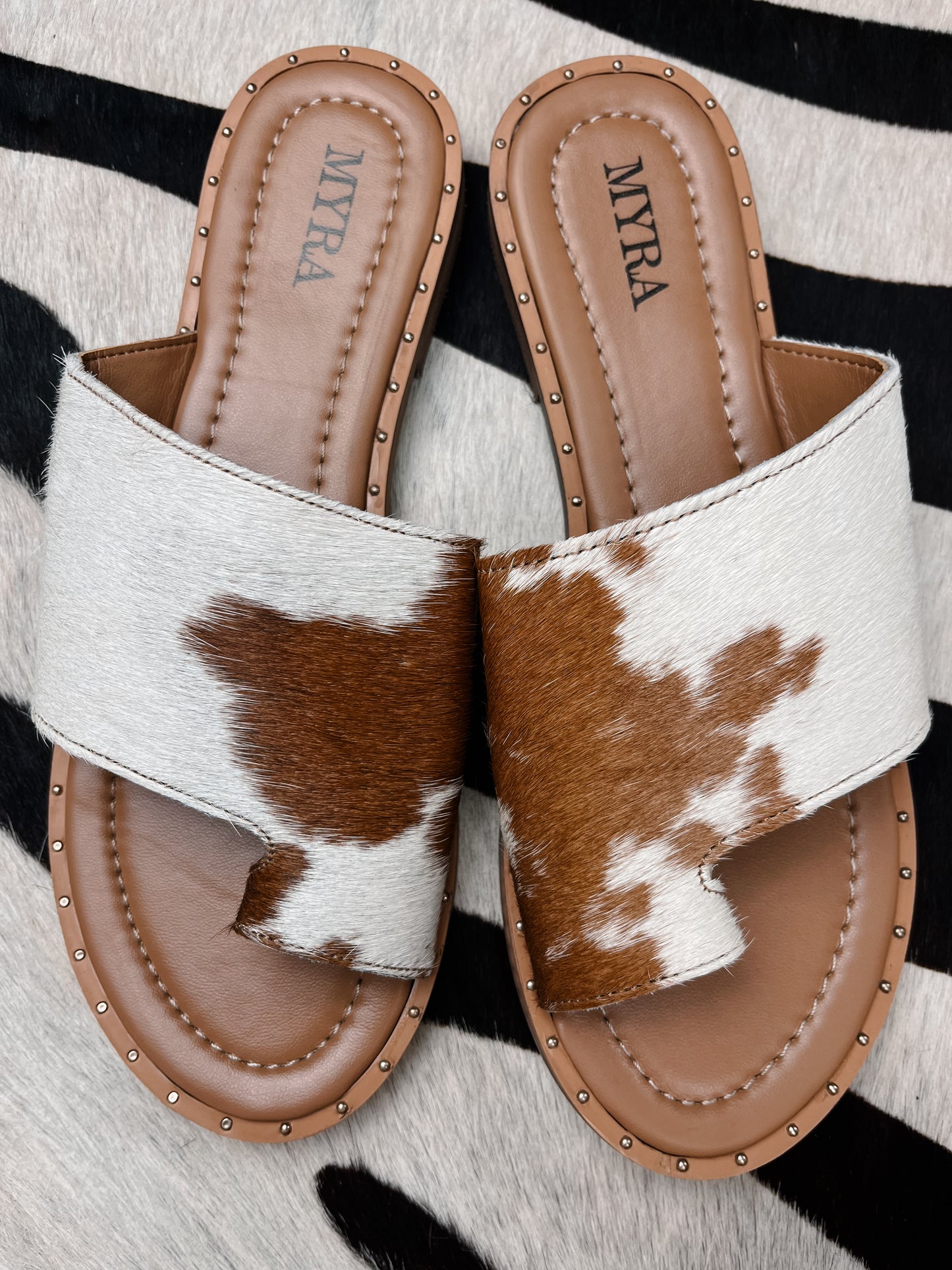The Blaze Sandals- Brown Hide