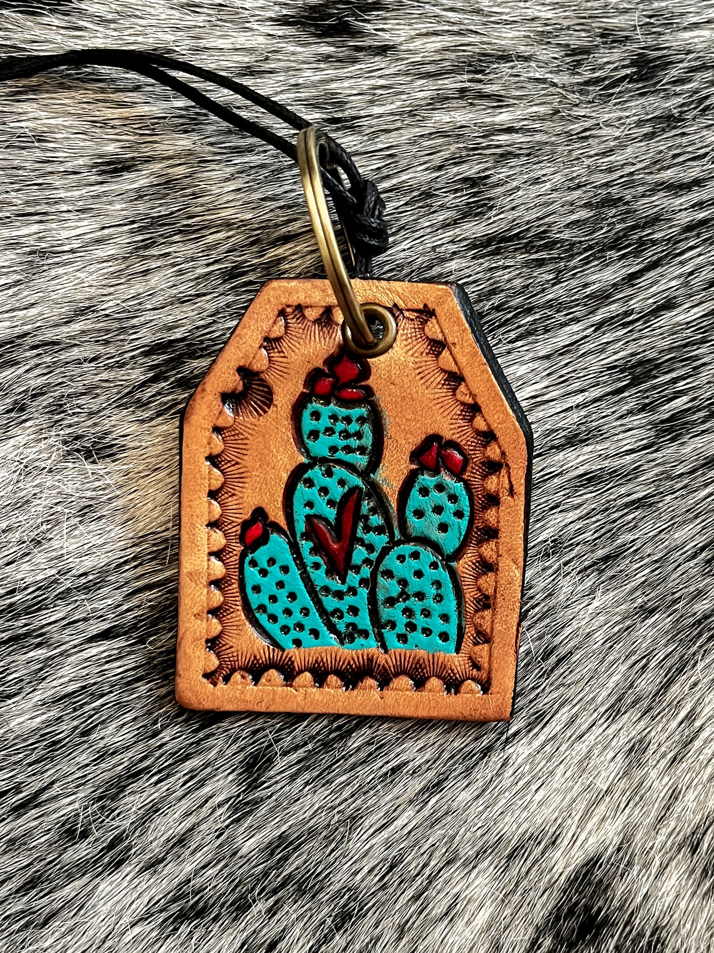 The Tooled Leather Keychains