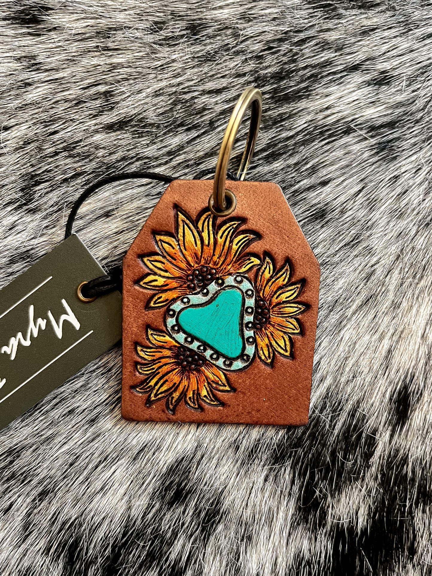 The Tooled Leather Keychains