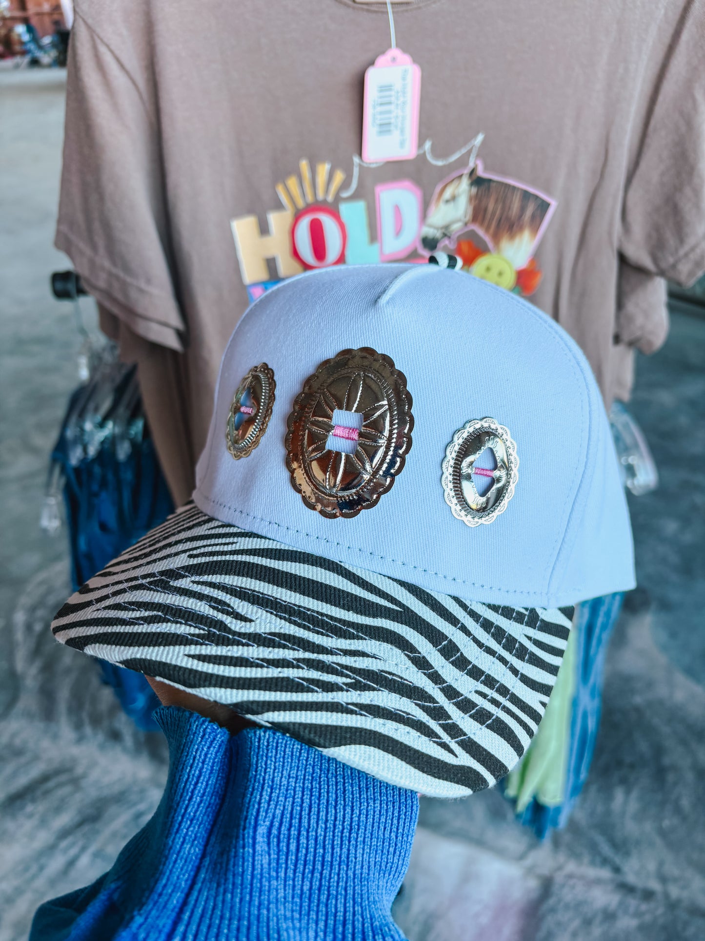 #14 Zebra Concho Hat