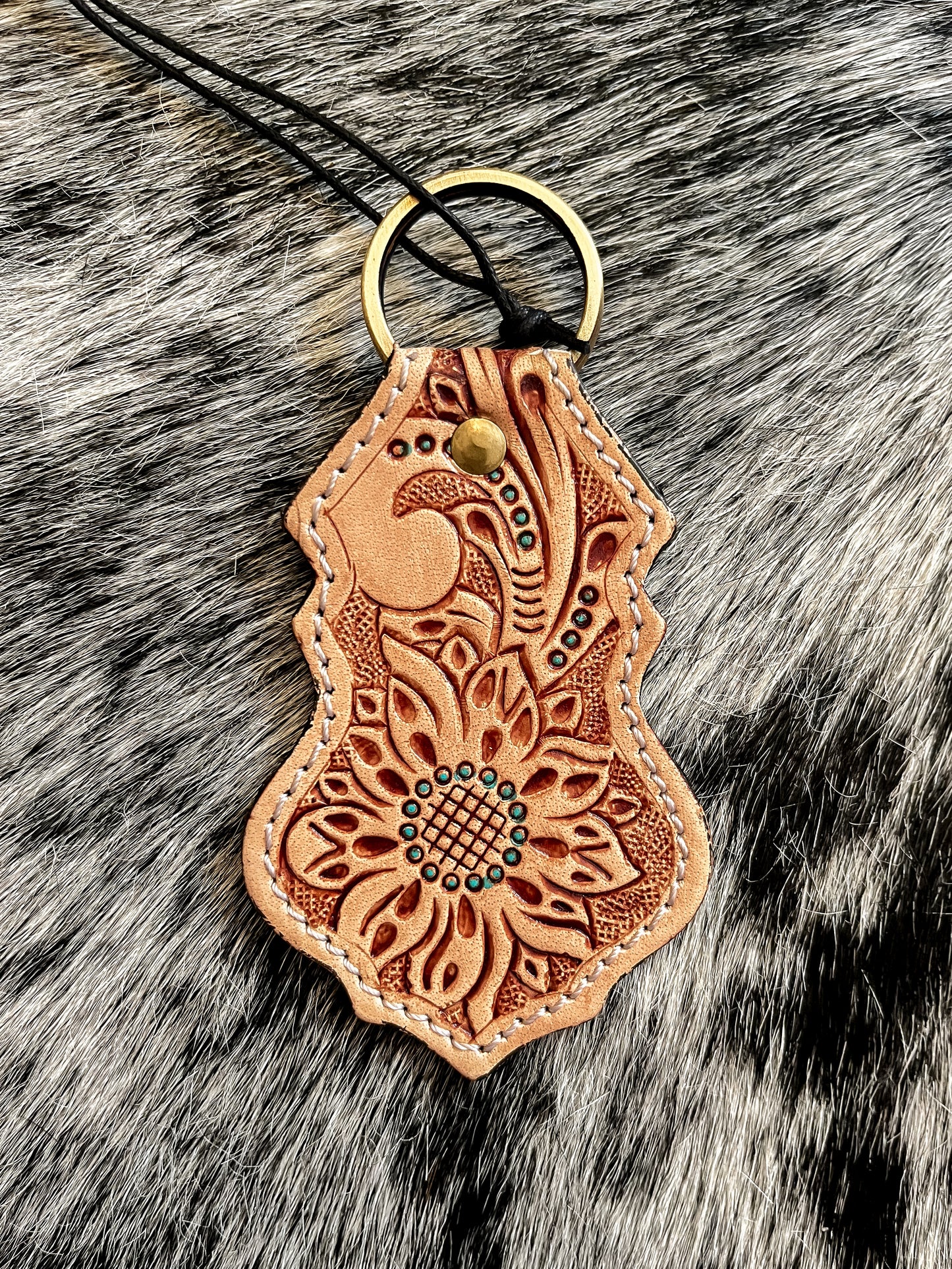 The Tooled Leather Keychains