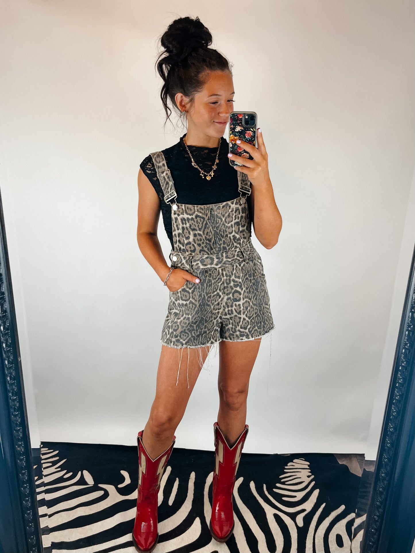 The Leopard Overalls