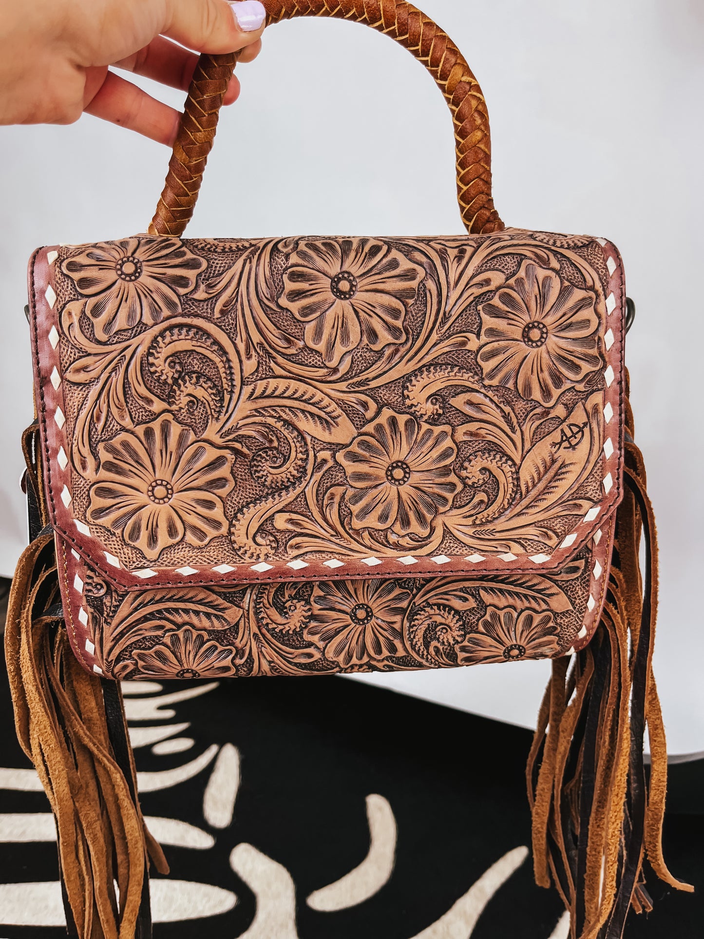The Buckstitch Fringe Purse