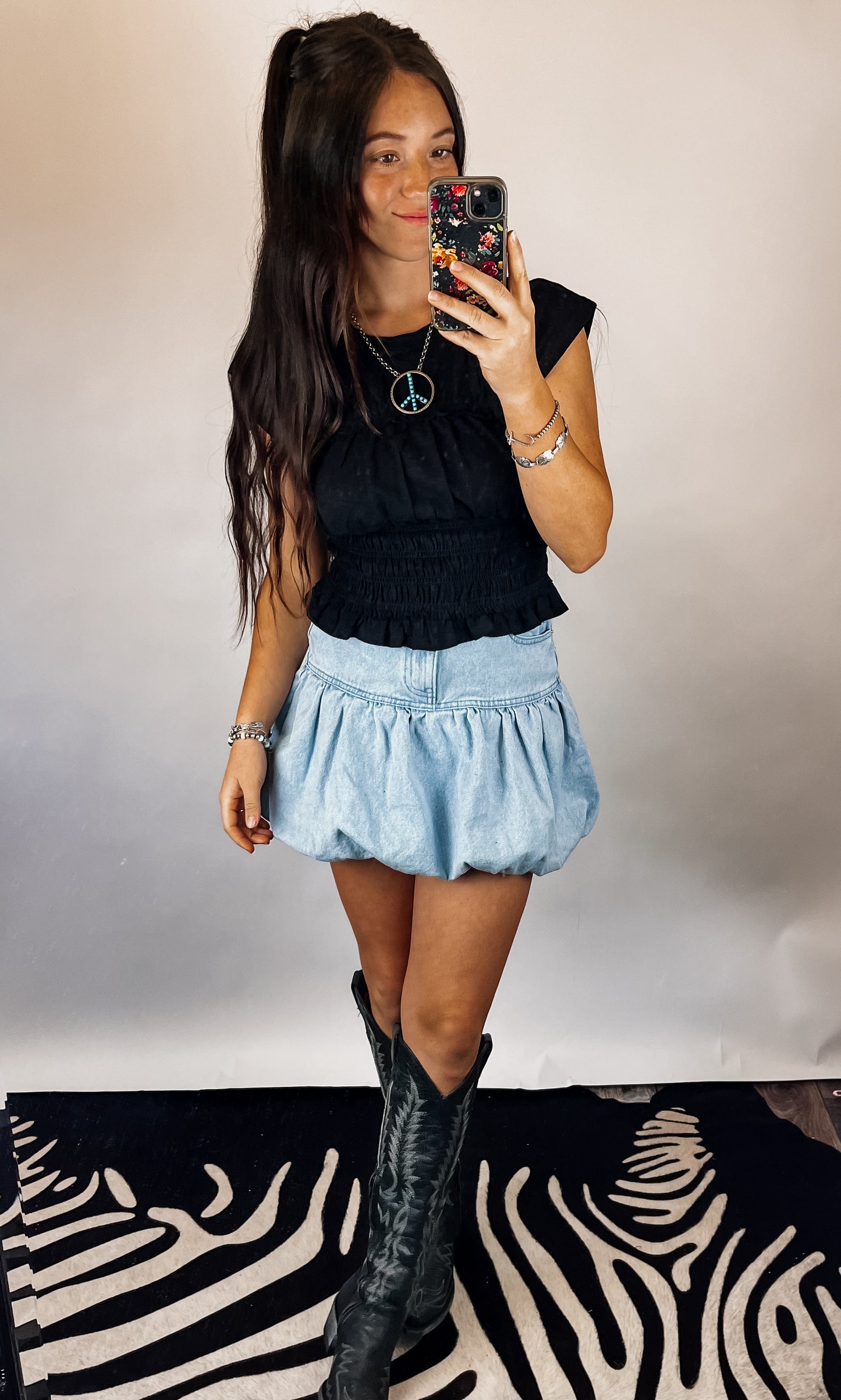 The Shelby Denim Skirt