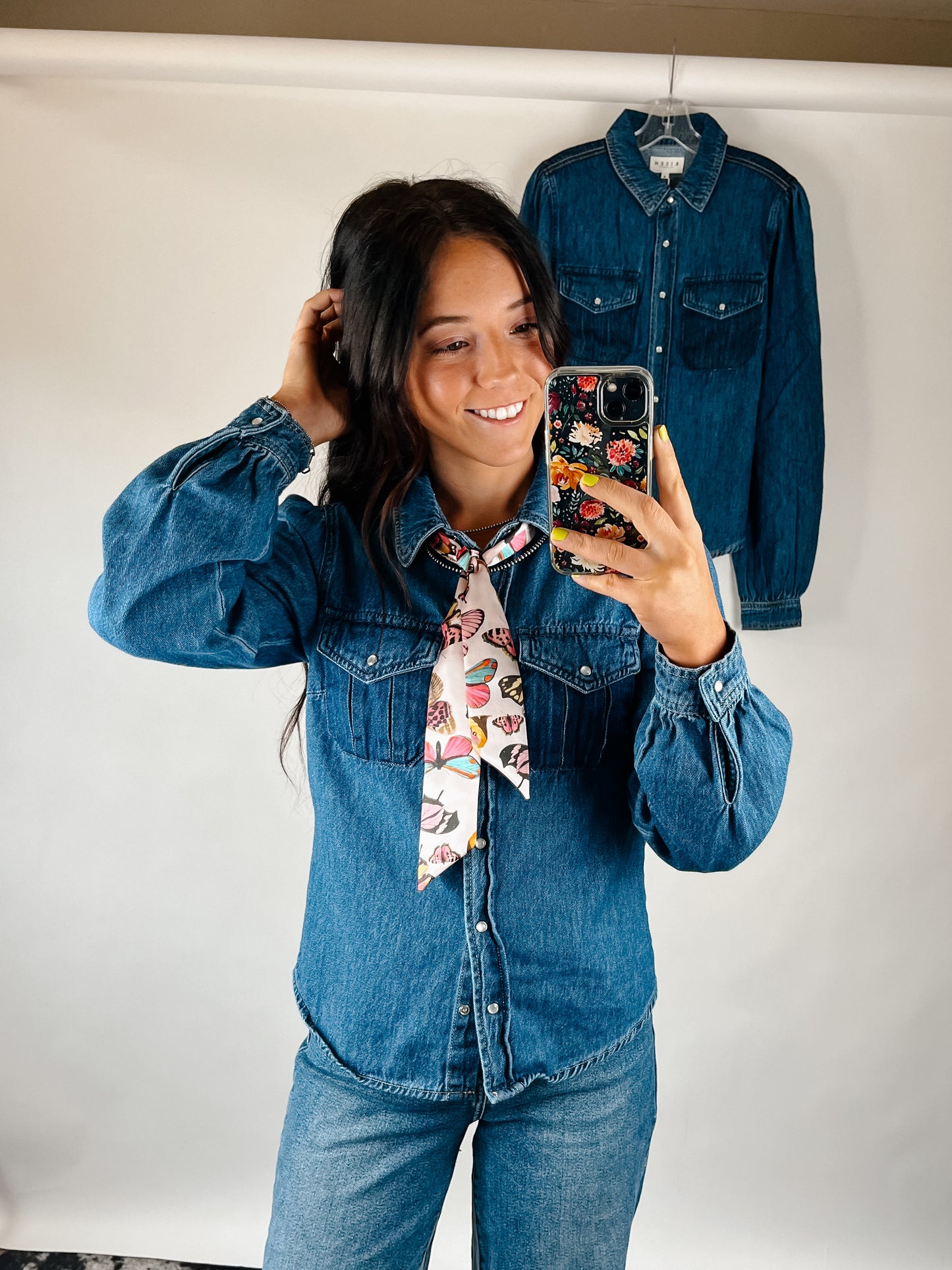 The Morgan Denim Top