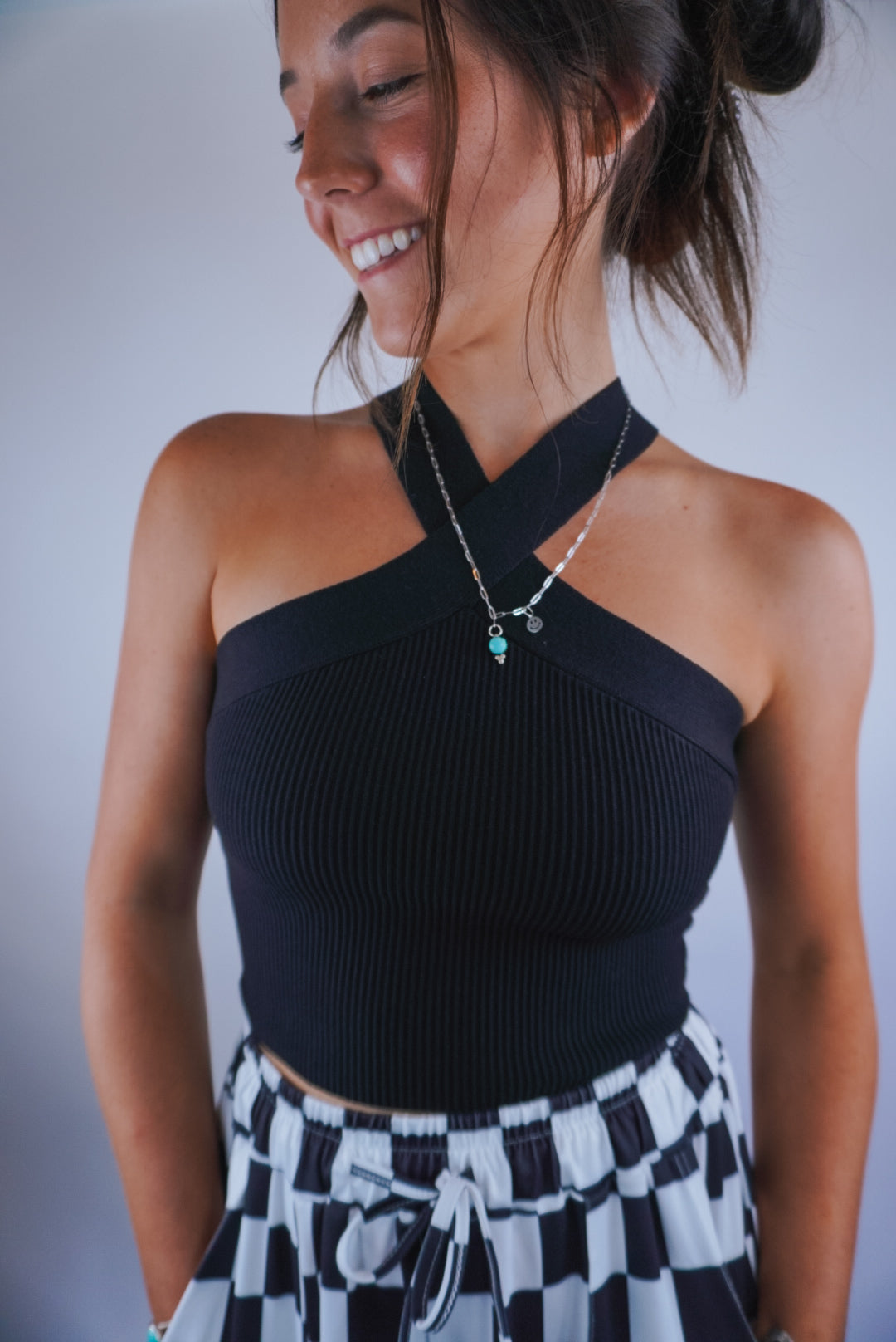 The Callie Cross Neck Tank (2 colors)