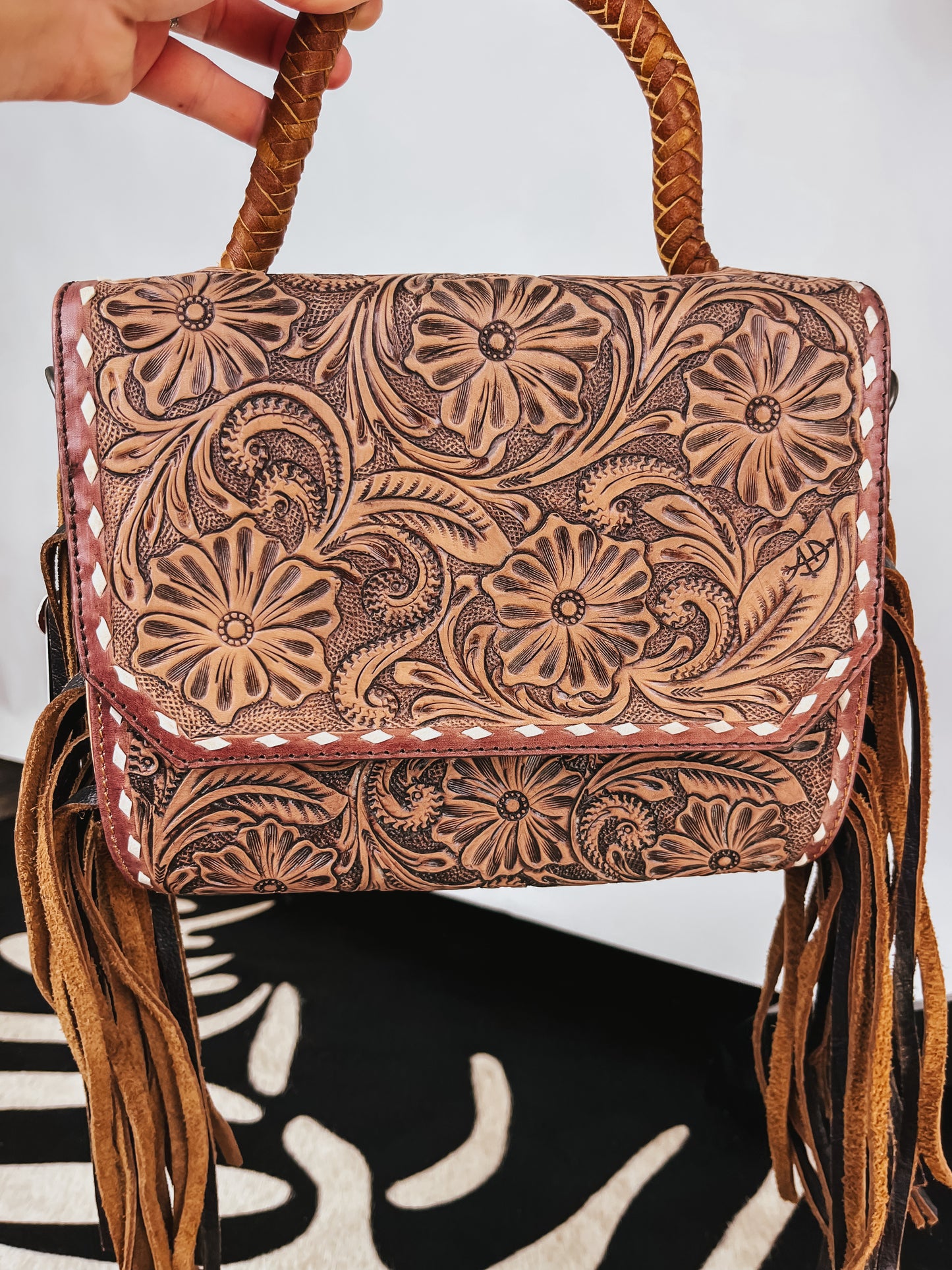 The Buckstitch Fringe Purse