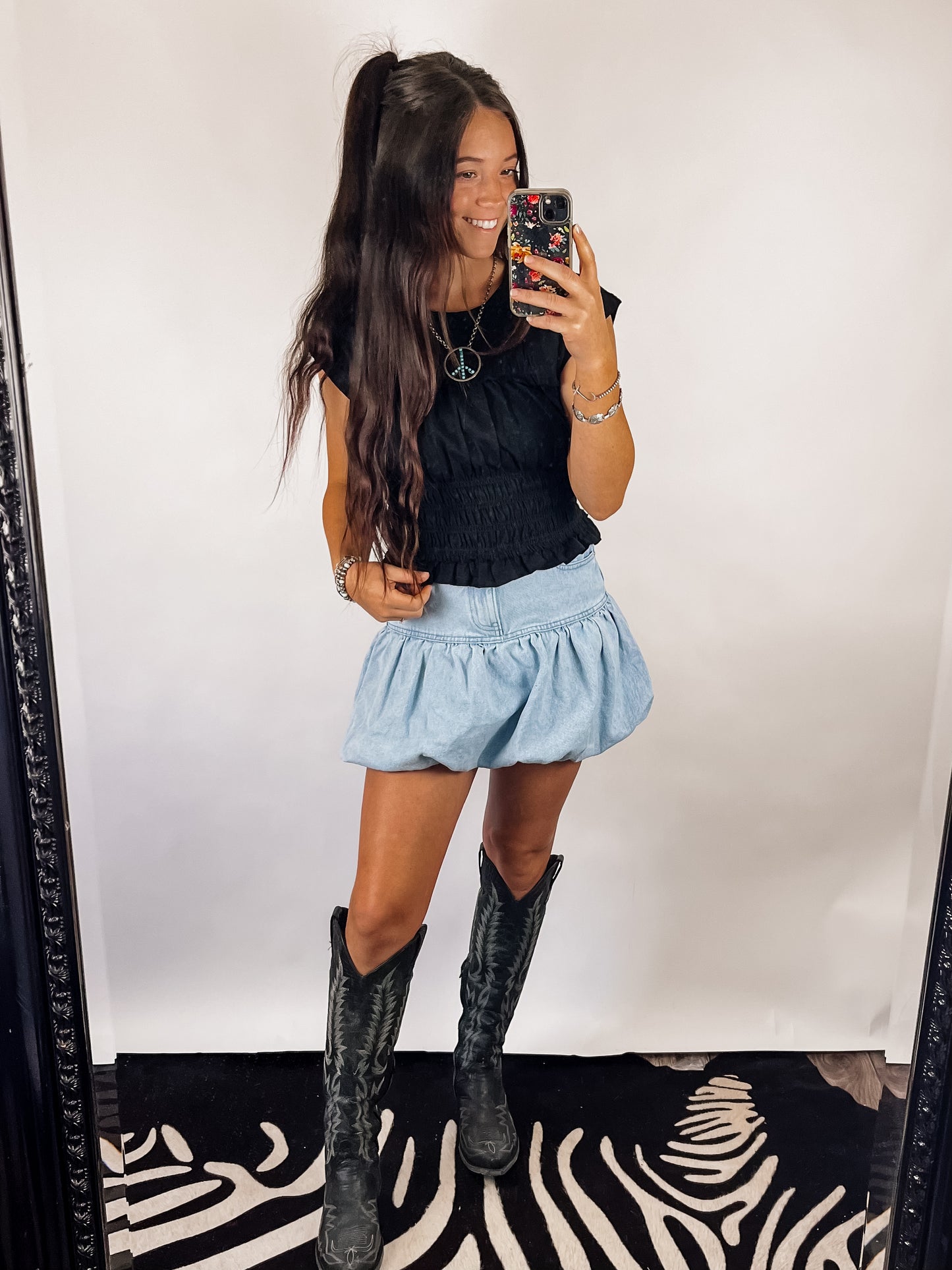 The Shelby Denim Skirt