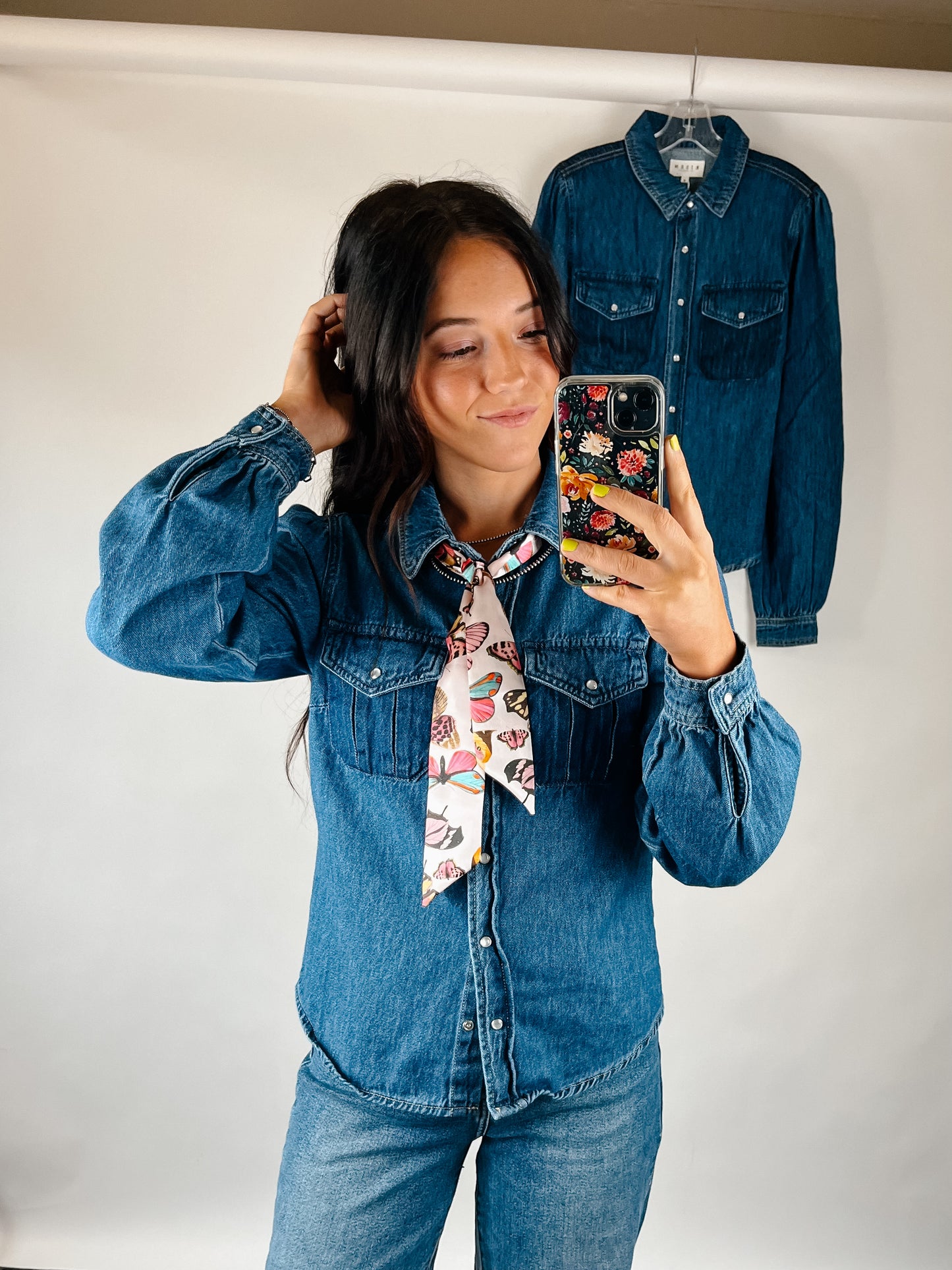 The Morgan Denim Top