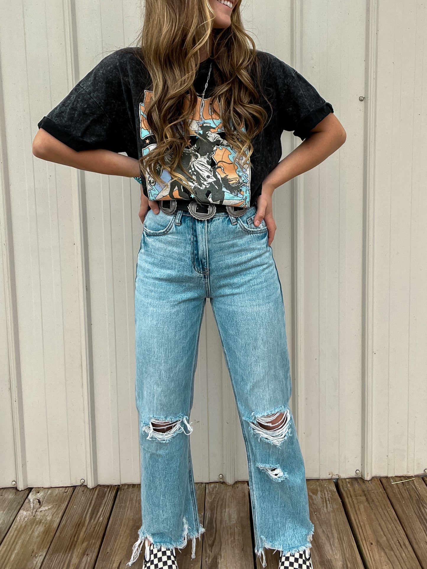 The Betty Flared Mom Jeans