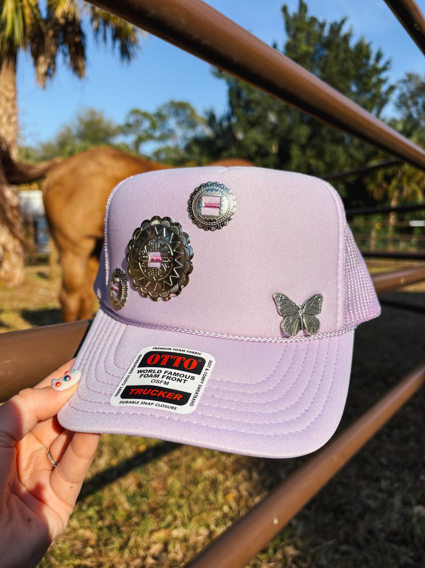 #10 Lavender Butterfly Hat