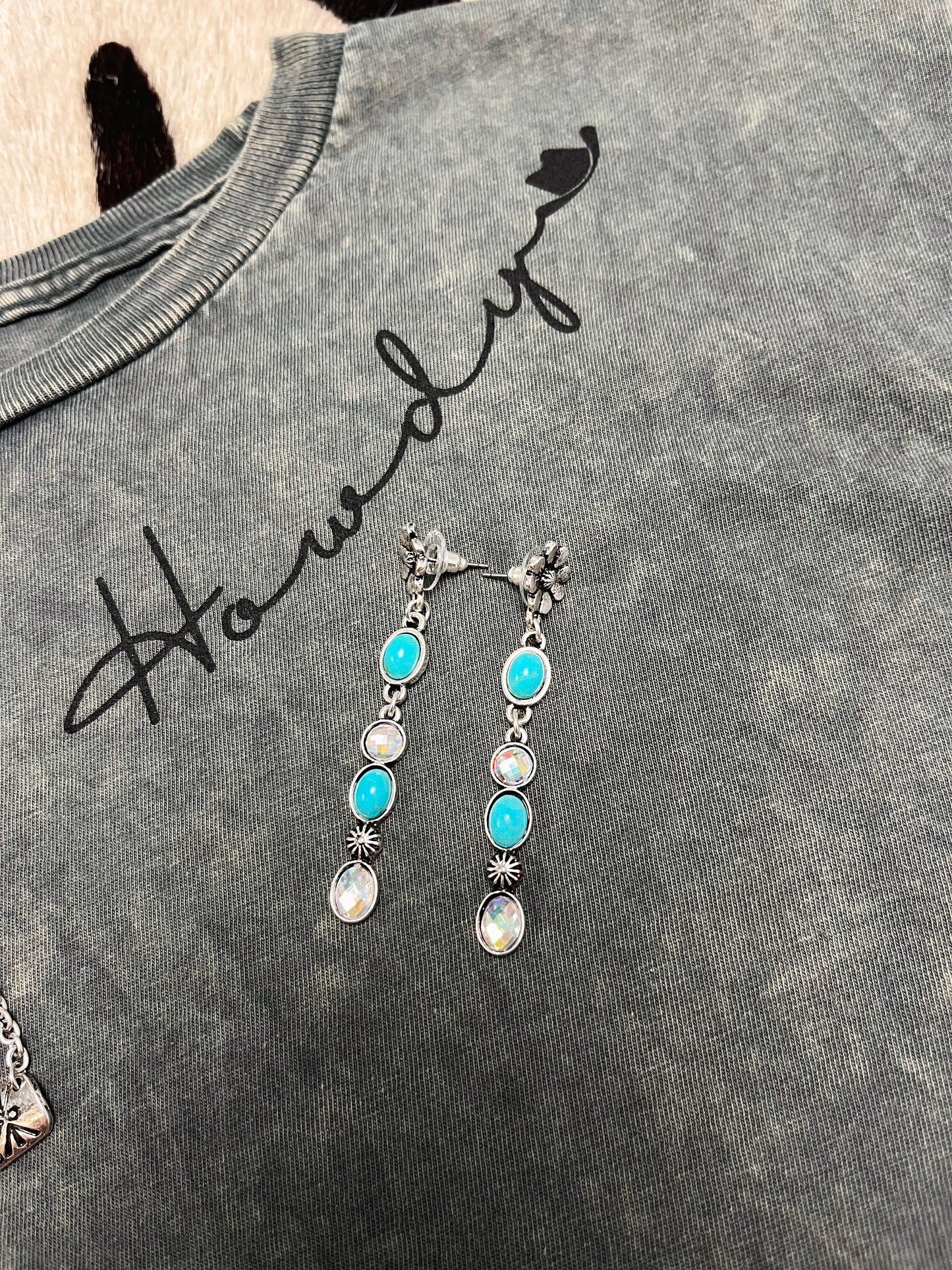 Flower Drop Earrings