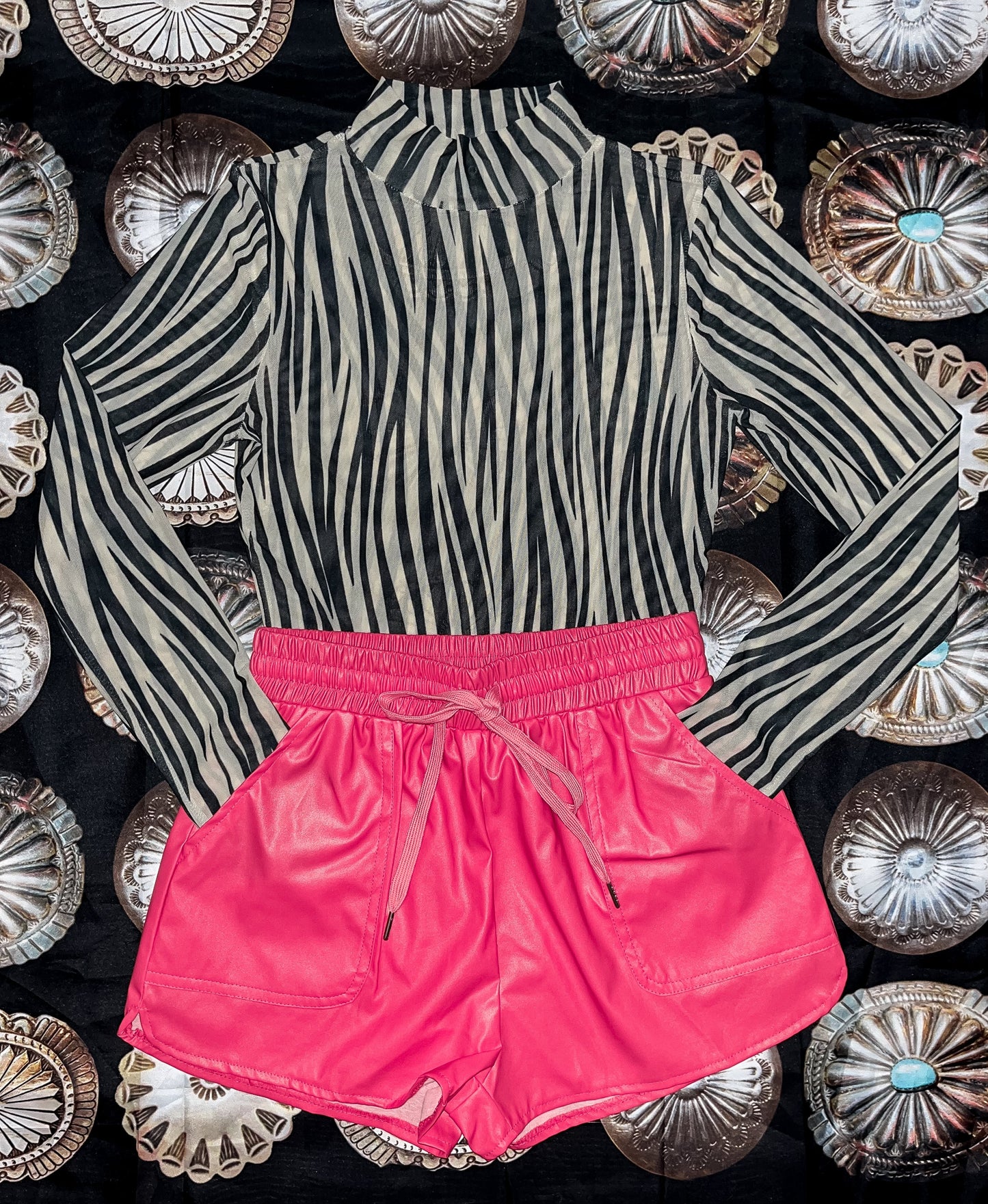 The Zebra Mesh Bodysuit