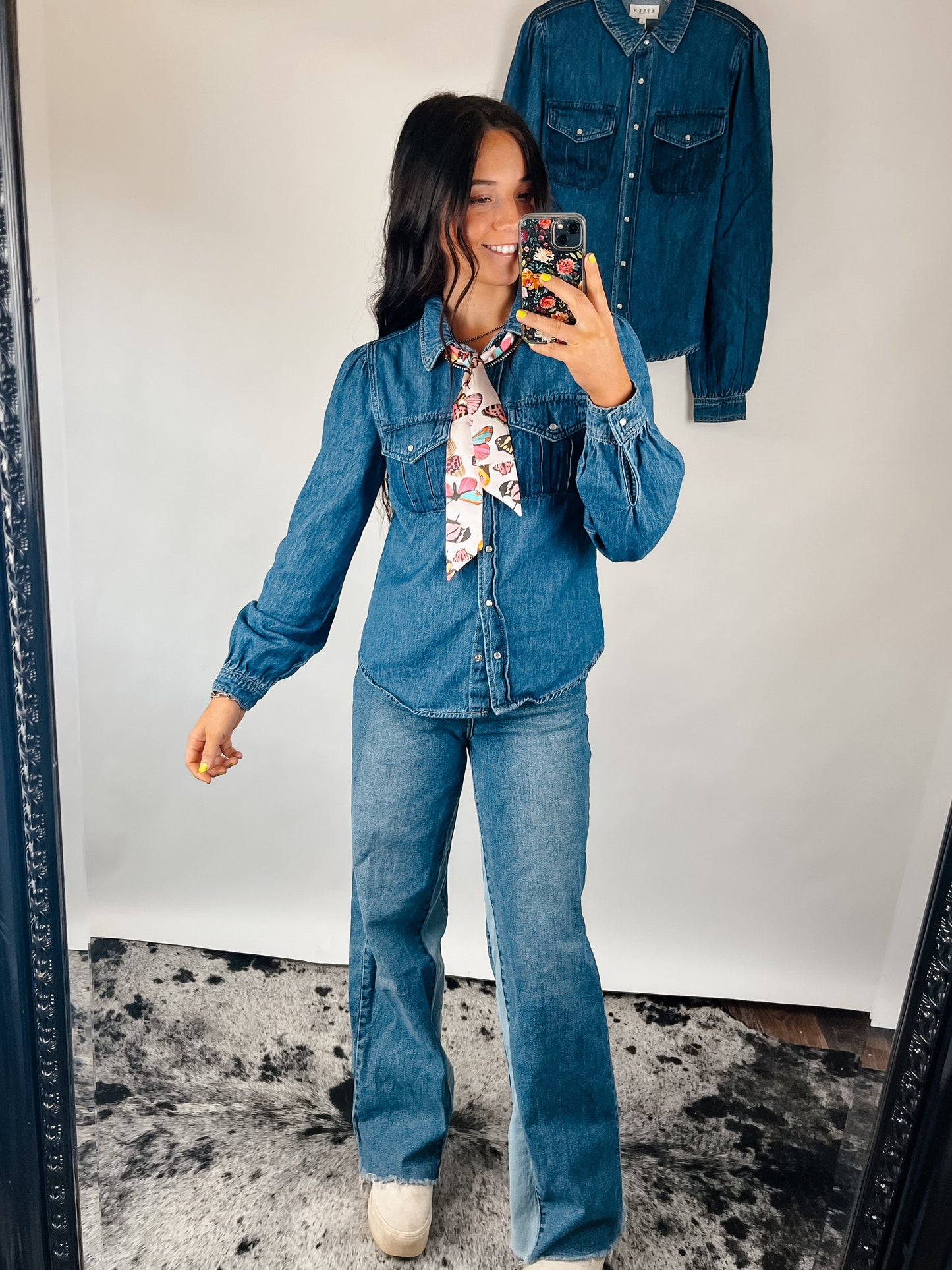 The Morgan Denim Top