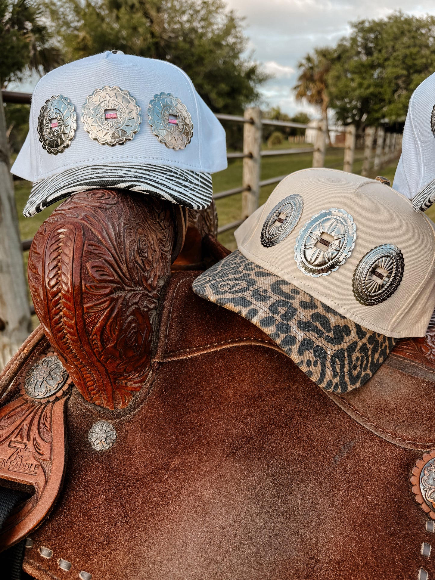 #29 Zebra Concho Hat