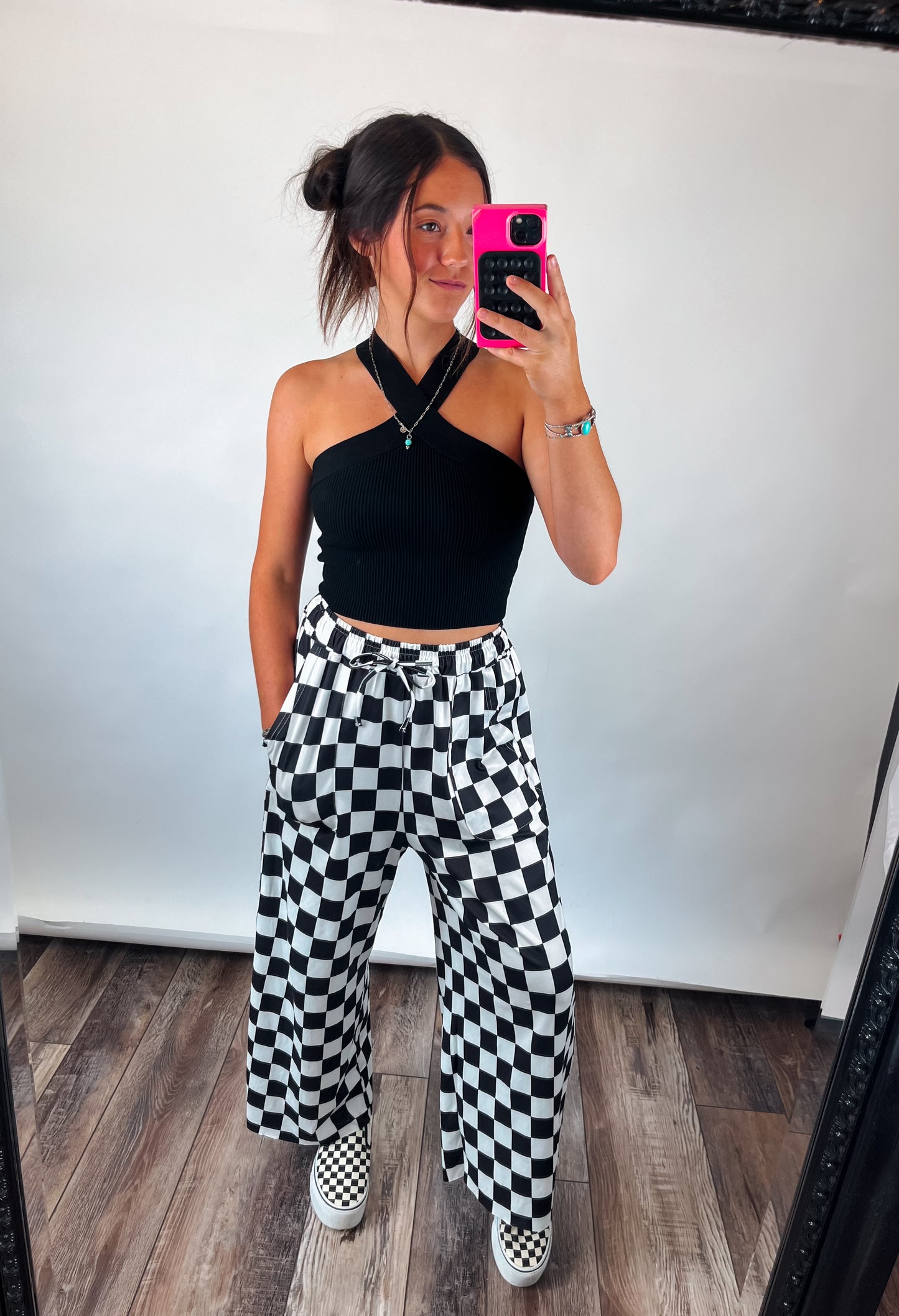 The Callie Cross Neck Tank (2 colors)