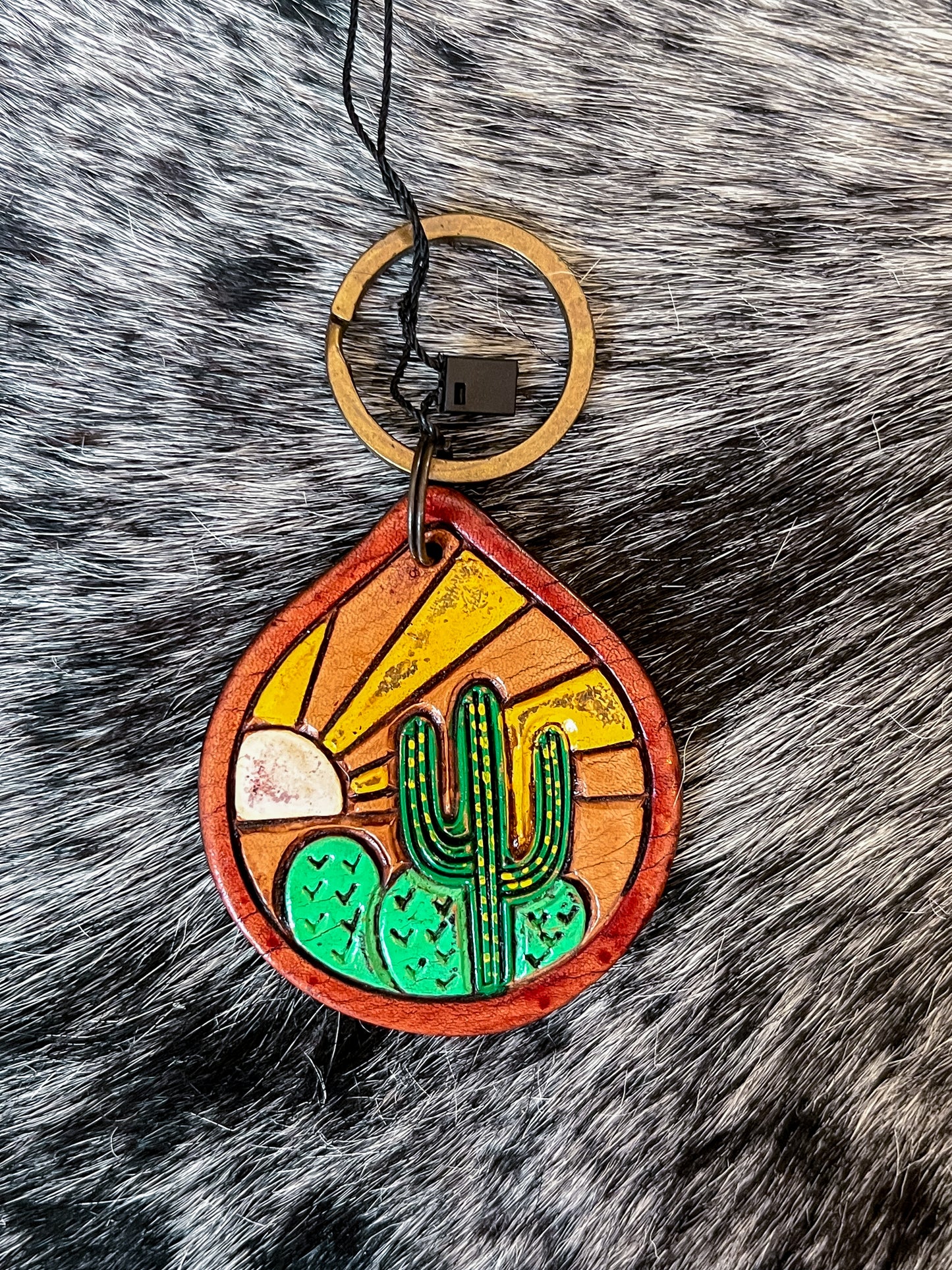 The Tooled Leather Keychains