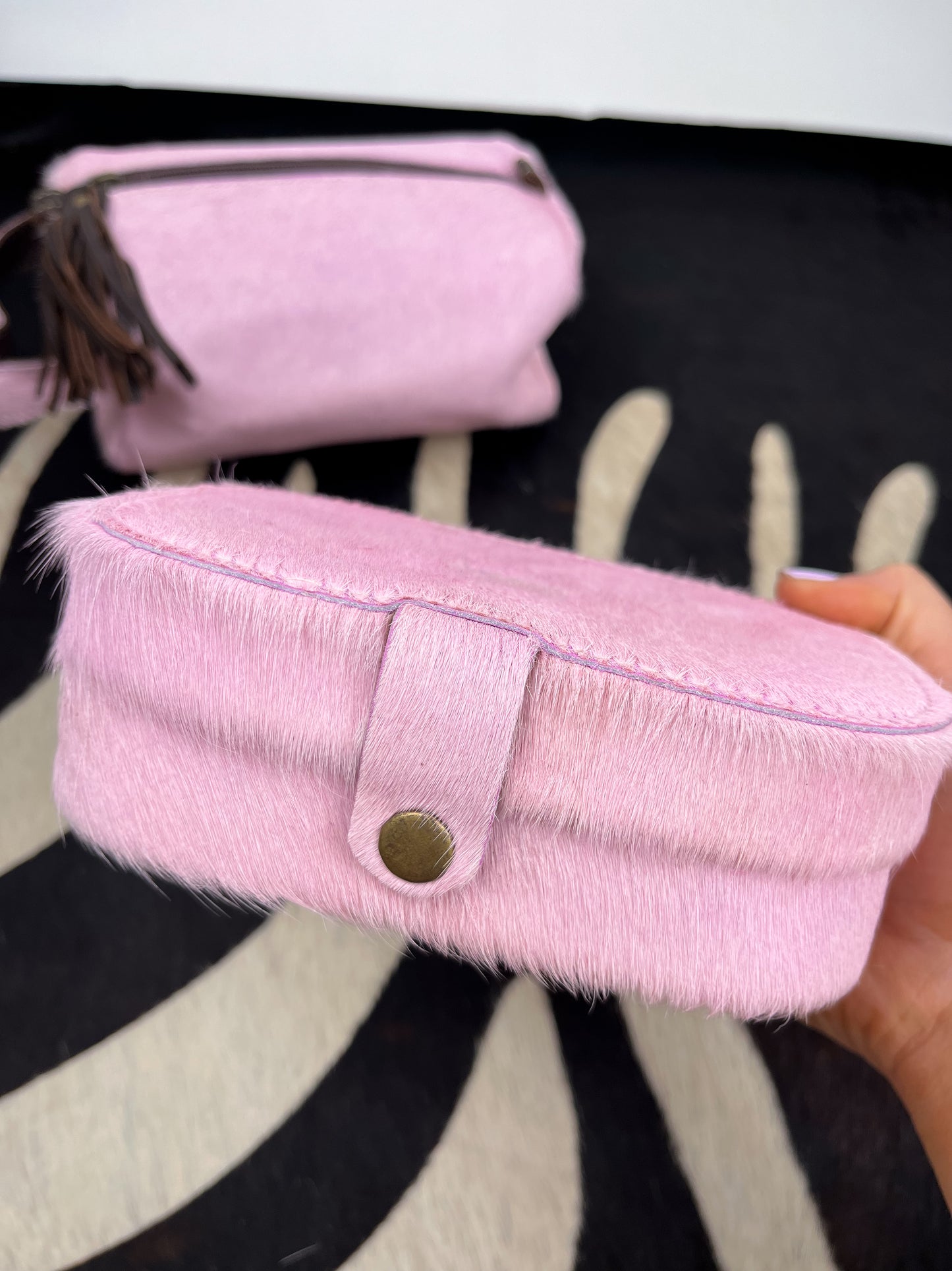 The Pink Hide Jewelry Case