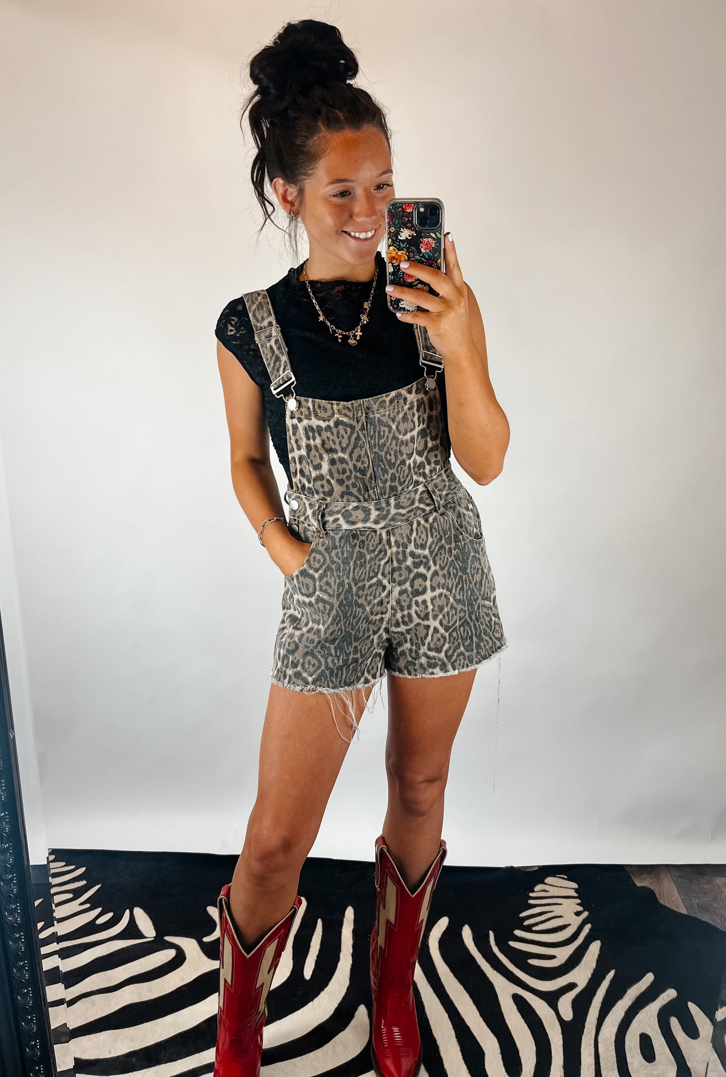 The Leopard Overalls