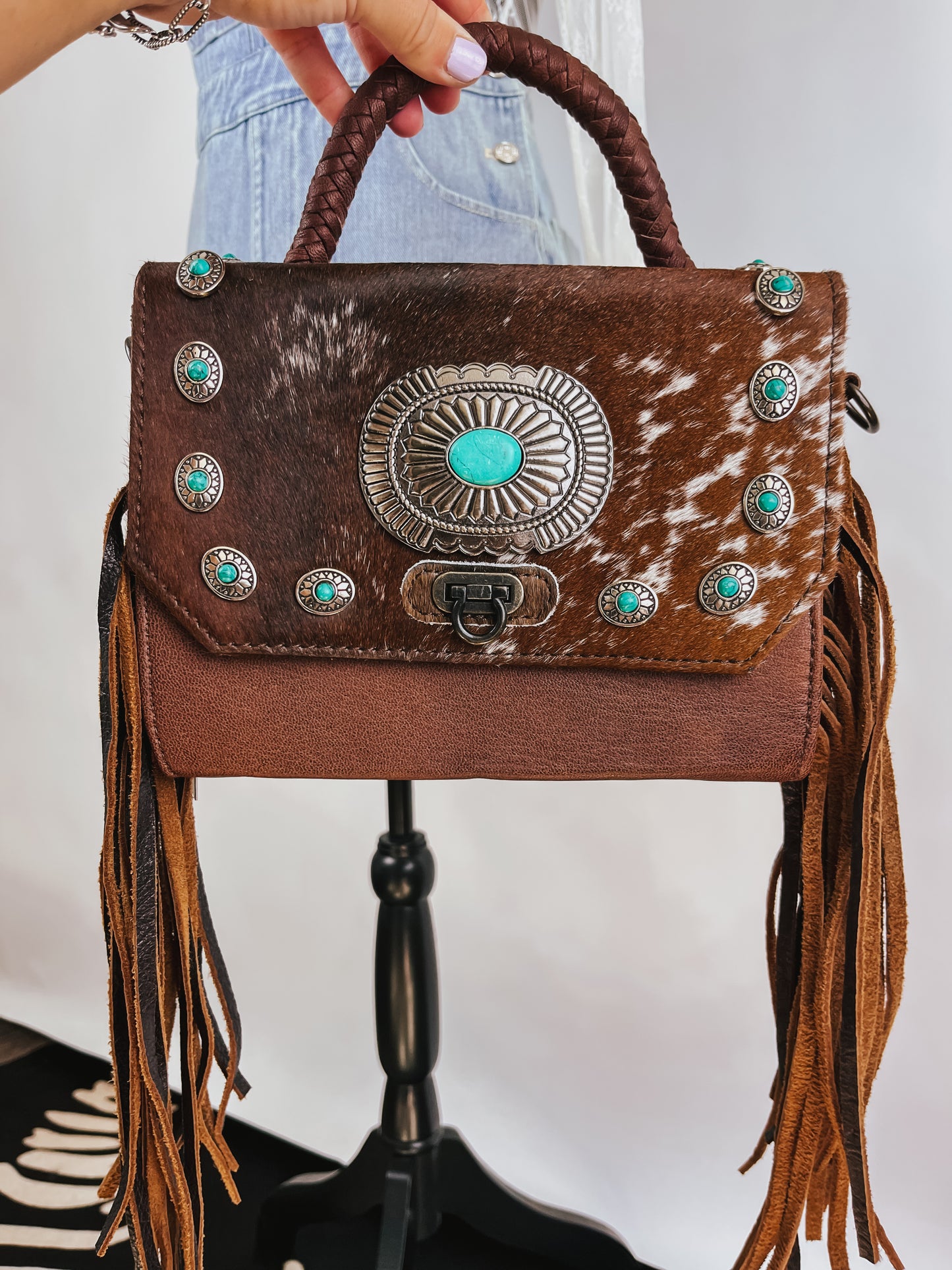 The Turquoise Concho Purse