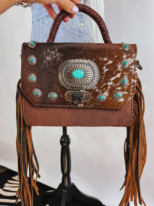 The Turquoise Concho Purse