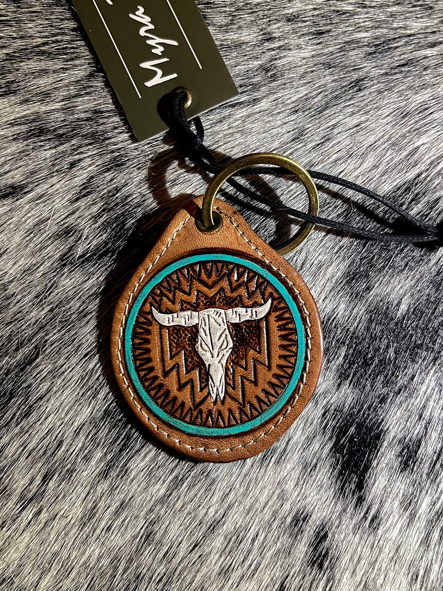 The Tooled Leather Keychains
