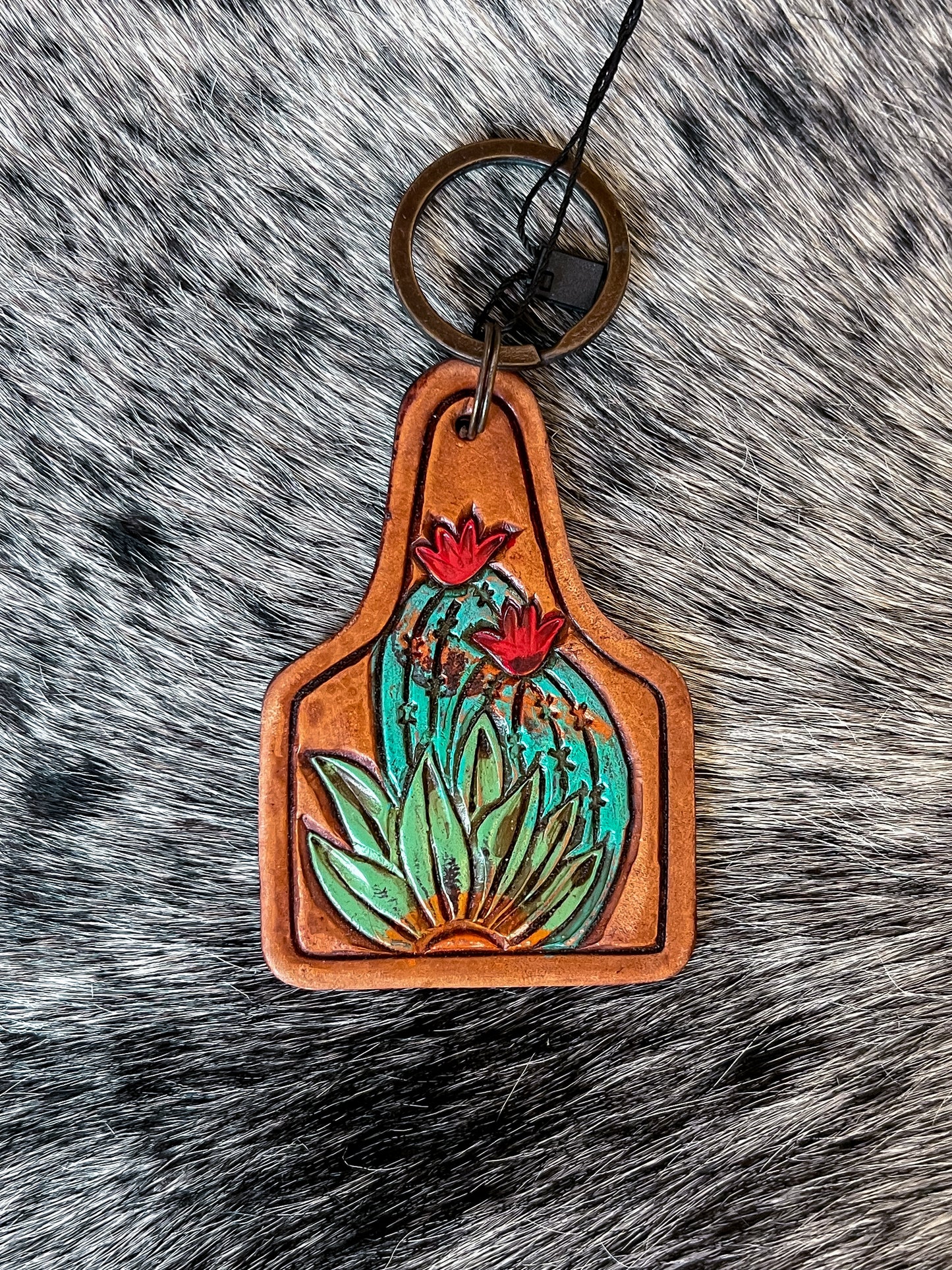 The Tooled Leather Keychains
