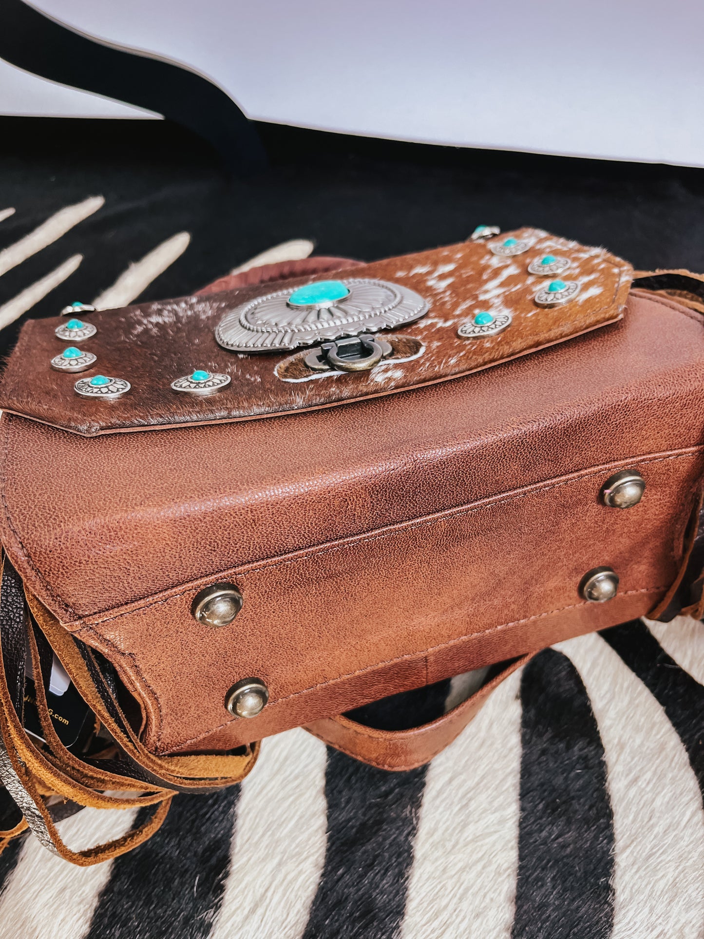 The Turquoise Concho Purse